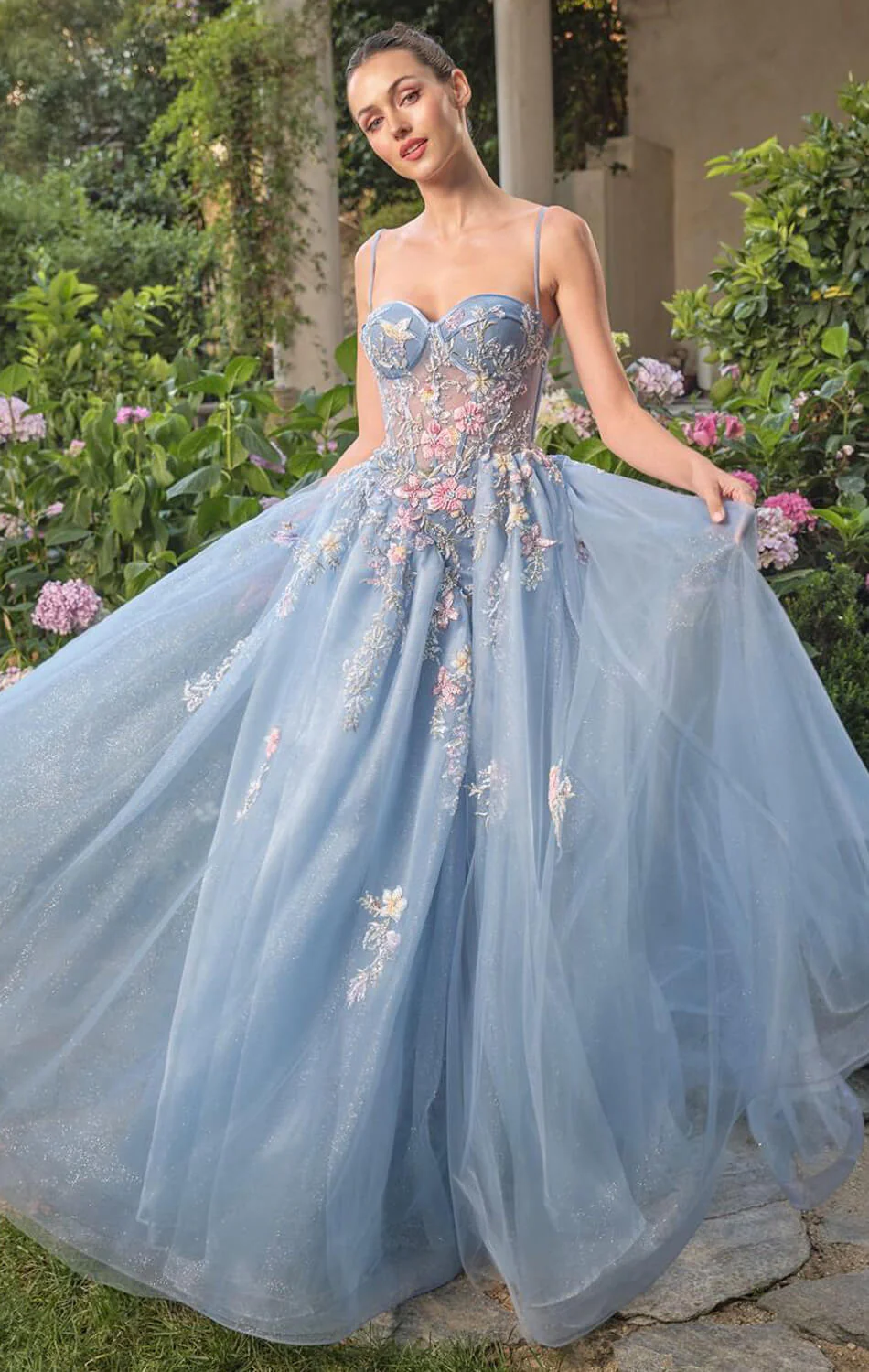 A1490 - FAIRYTALE GARDEN BALL GOWN - Andrea & Leo - Image 2