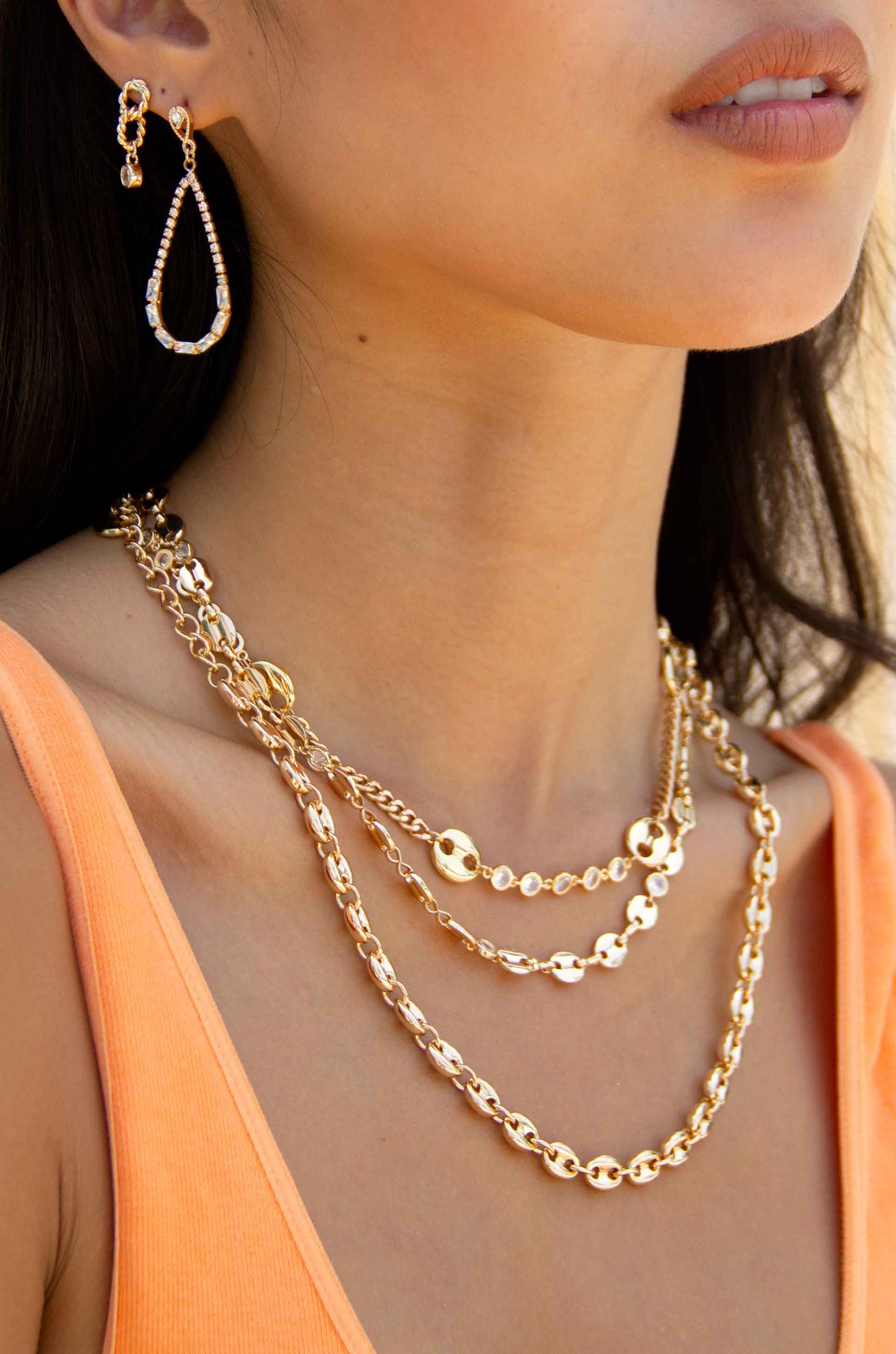 Angels City Drop Crystal Earrings - Image 2
