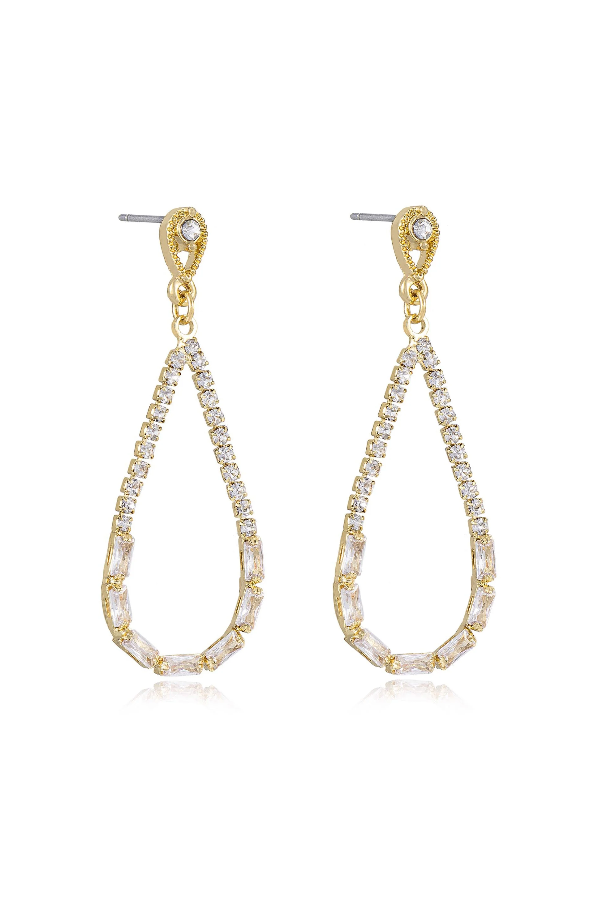 Angels City Drop Crystal Earrings - Image 3