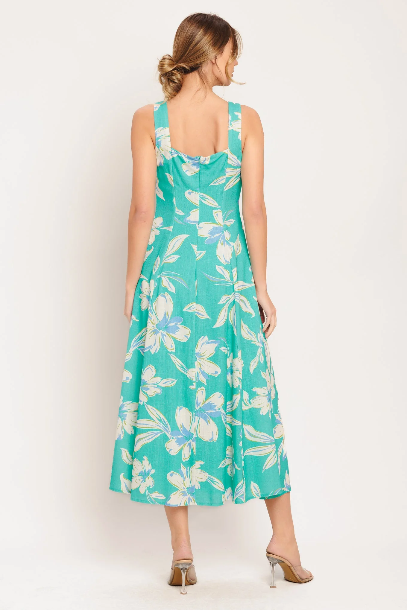 AQUA DAYDREAMS MIDI DRESS - Image 3