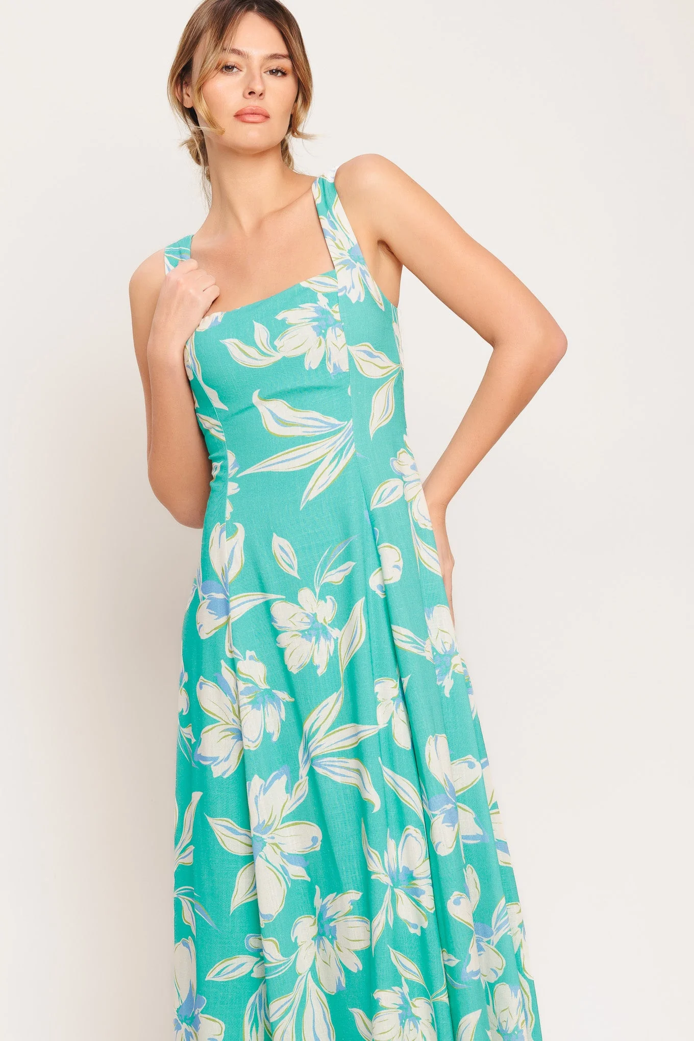 AQUA DAYDREAMS MIDI DRESS - Image 5