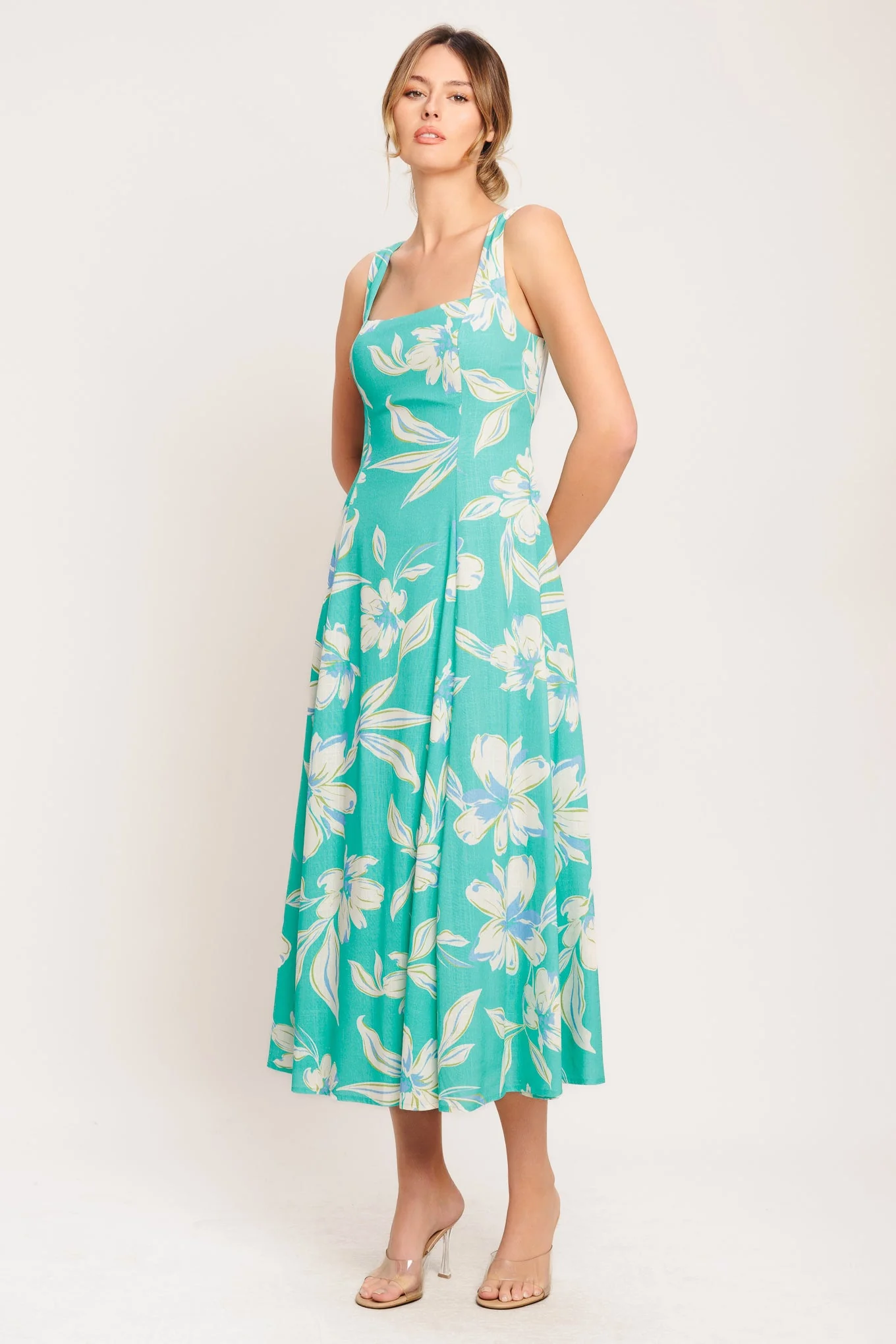 AQUA DAYDREAMS MIDI DRESS - Image 6