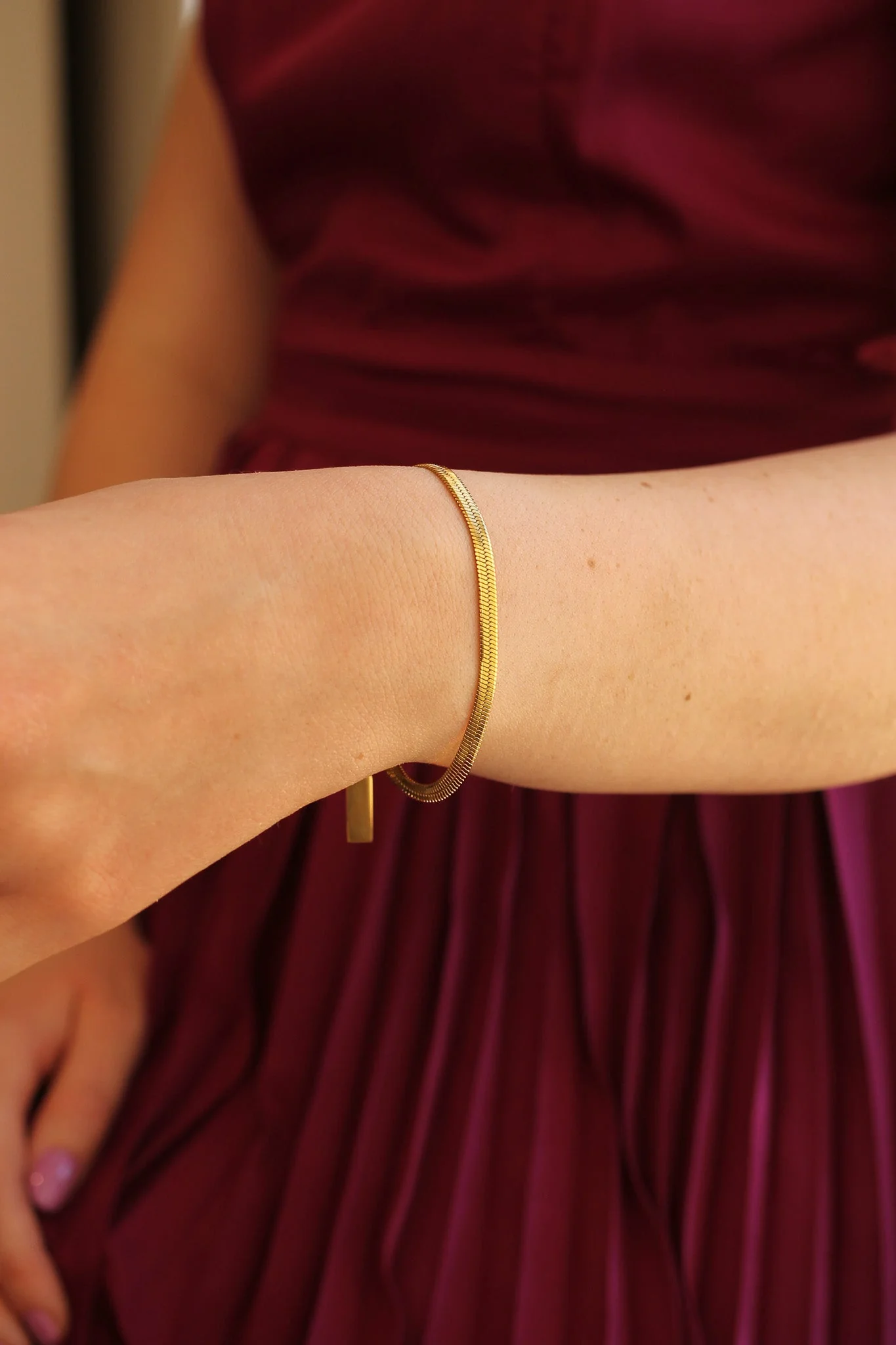 Athens Herringbone Bracelet - Image 10