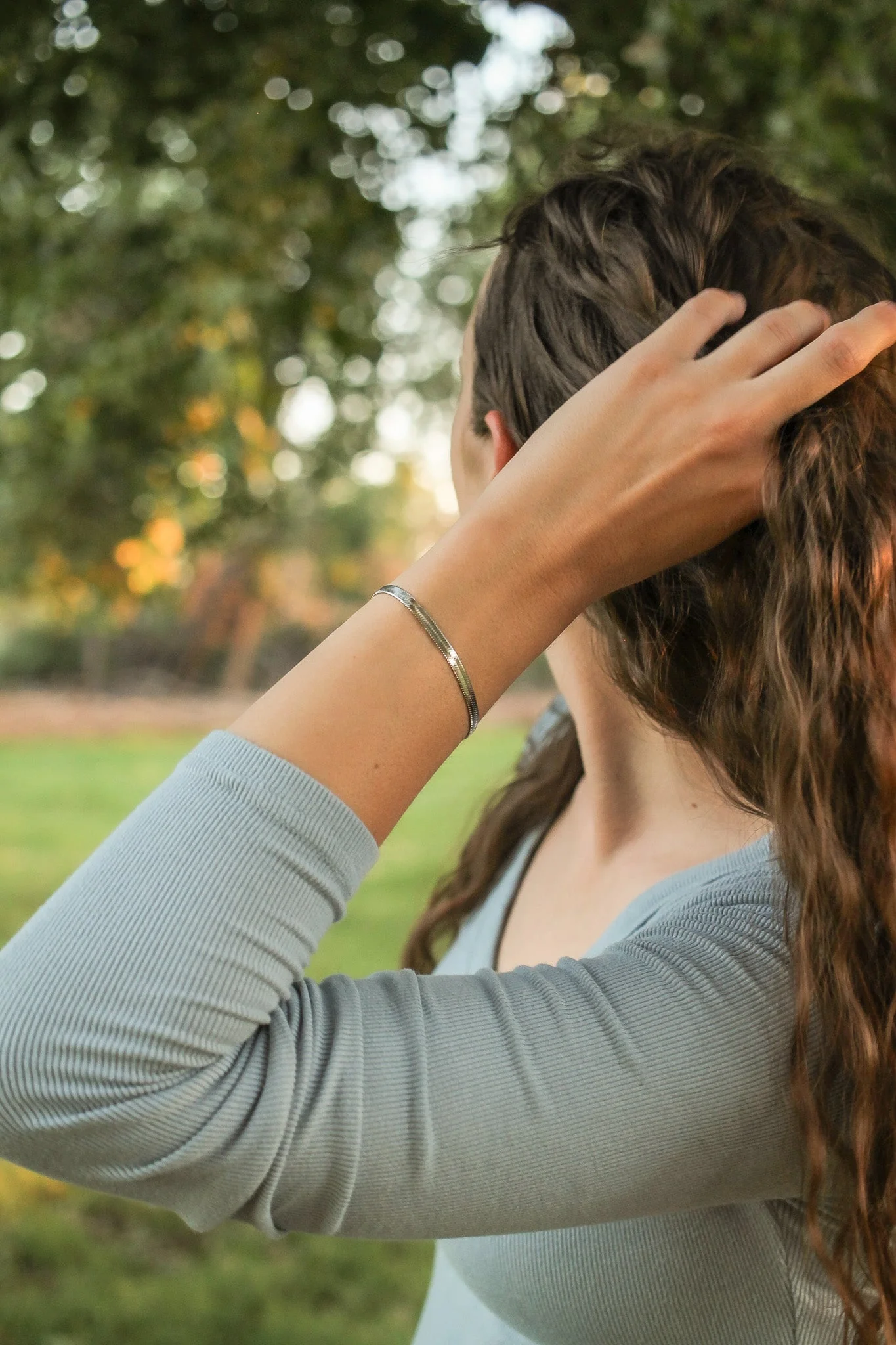Athens Herringbone Bracelet - Image 8