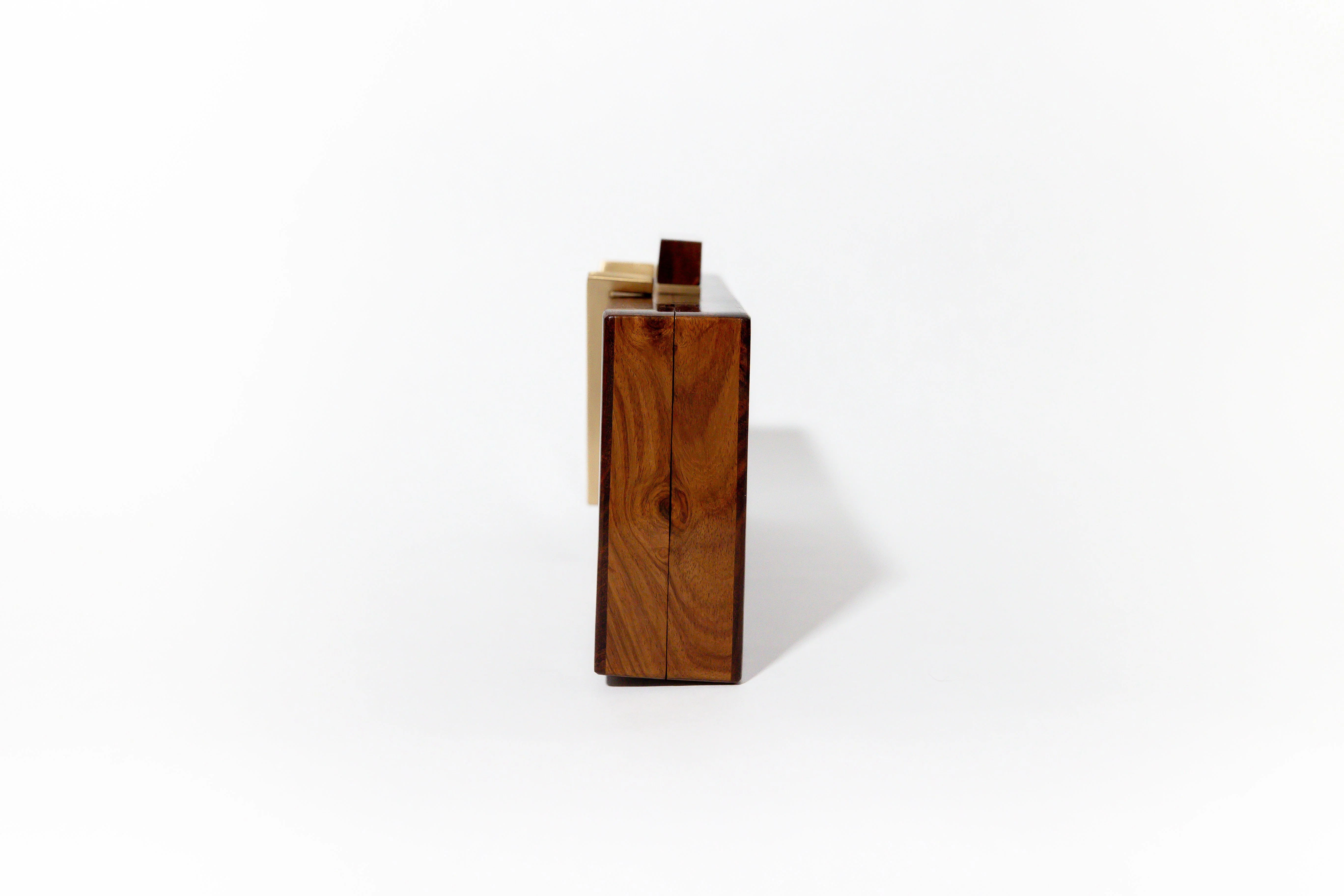 Classic V Wooden Clutch - Image 4