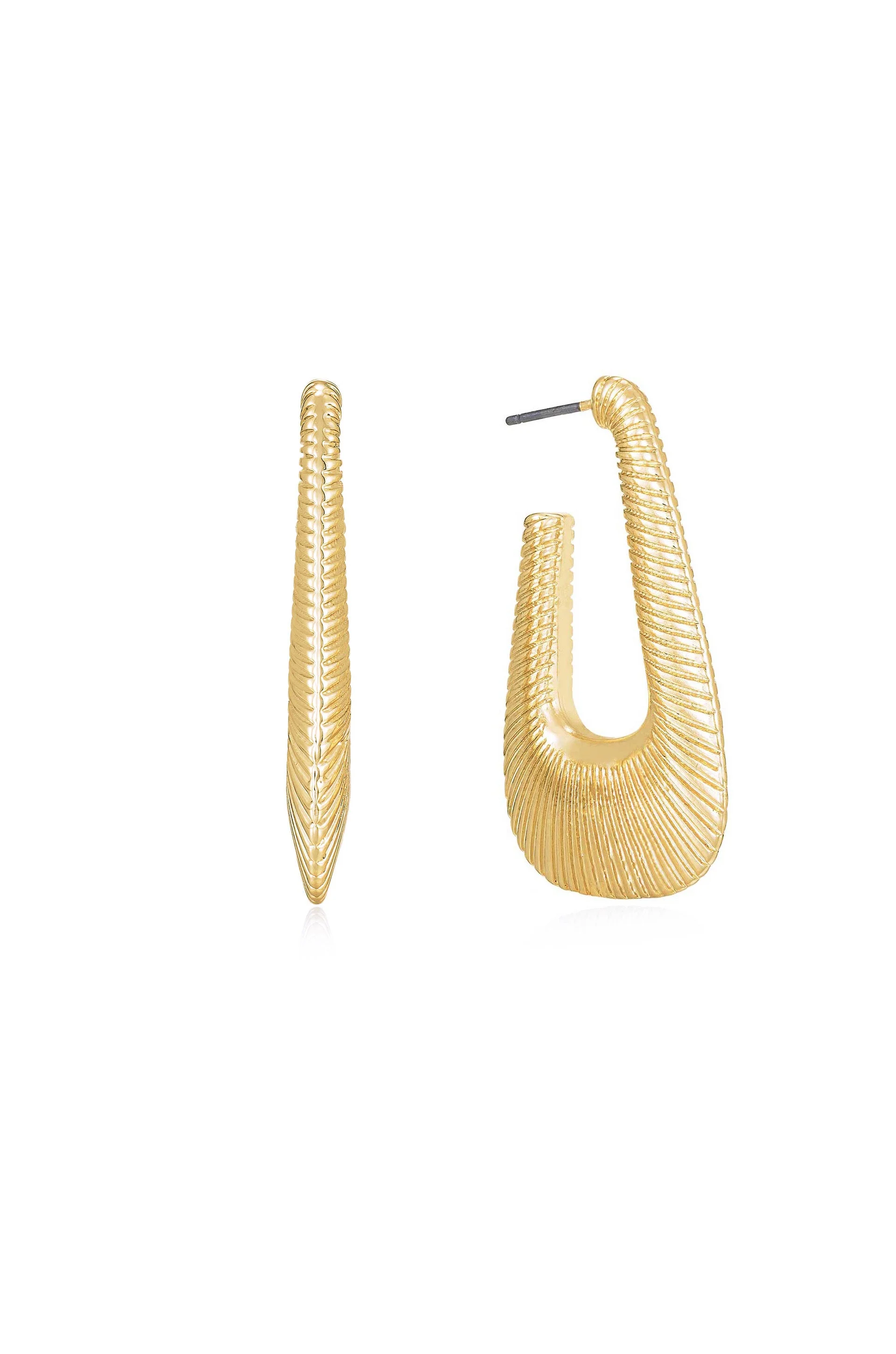 Cleopatra Inspired Hoop Earrings - Image 2