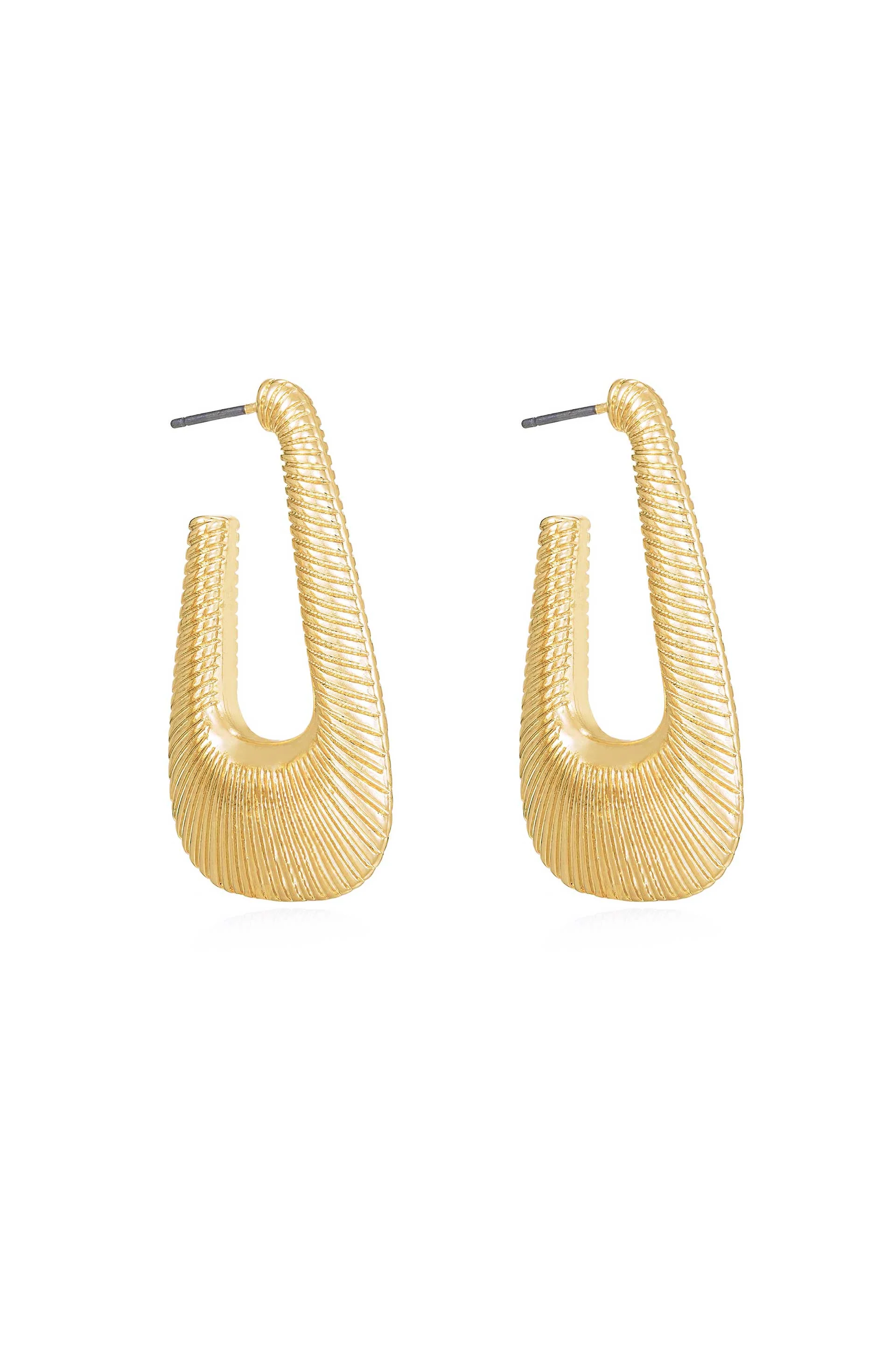 Cleopatra Inspired Hoop Earrings - Image 4