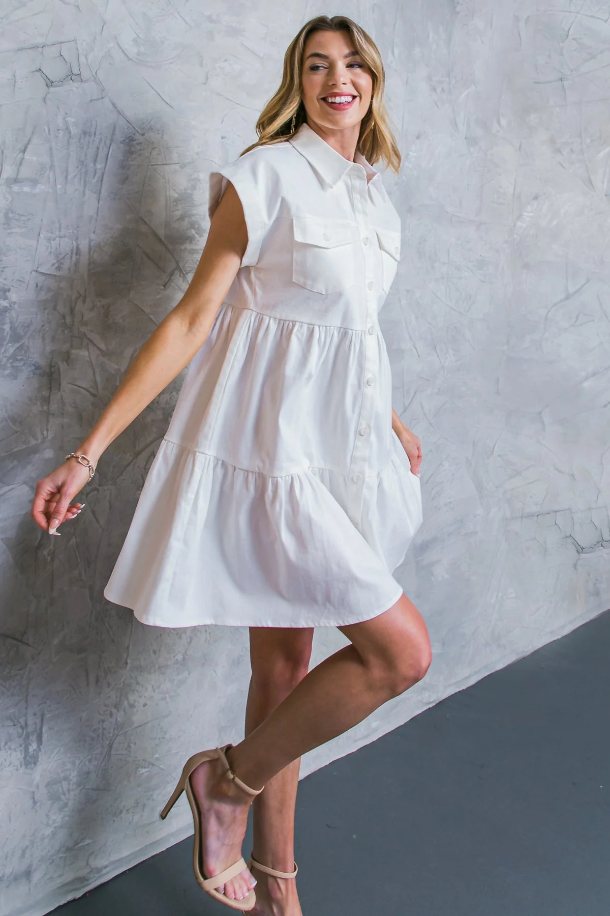 COMMON GROUND - FRONT POCKET MINI DRESS - Image 12