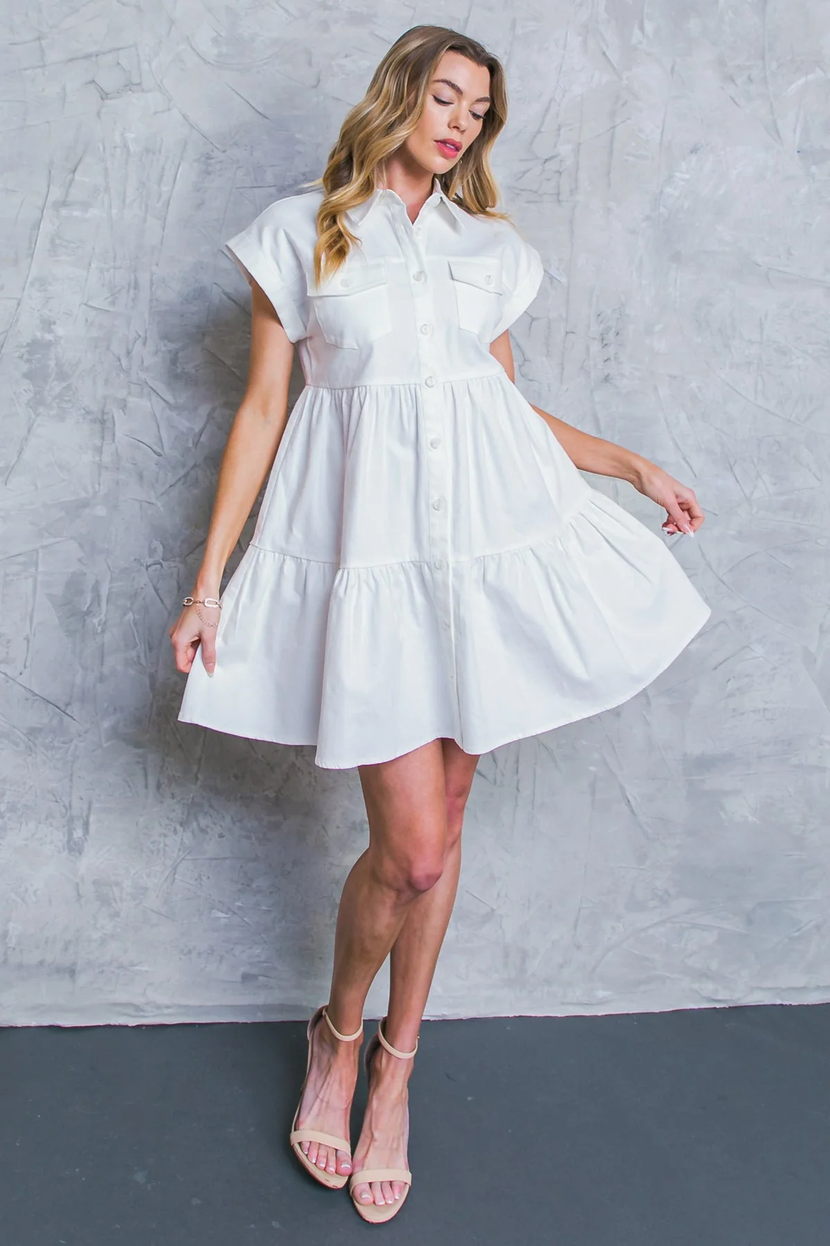 COMMON GROUND - FRONT POCKET MINI DRESS - Image 5
