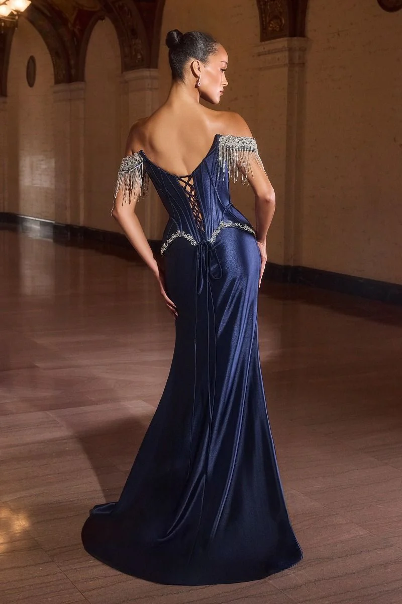 Cordelia Gown - Off Shoulder Corset Gown - Image 8