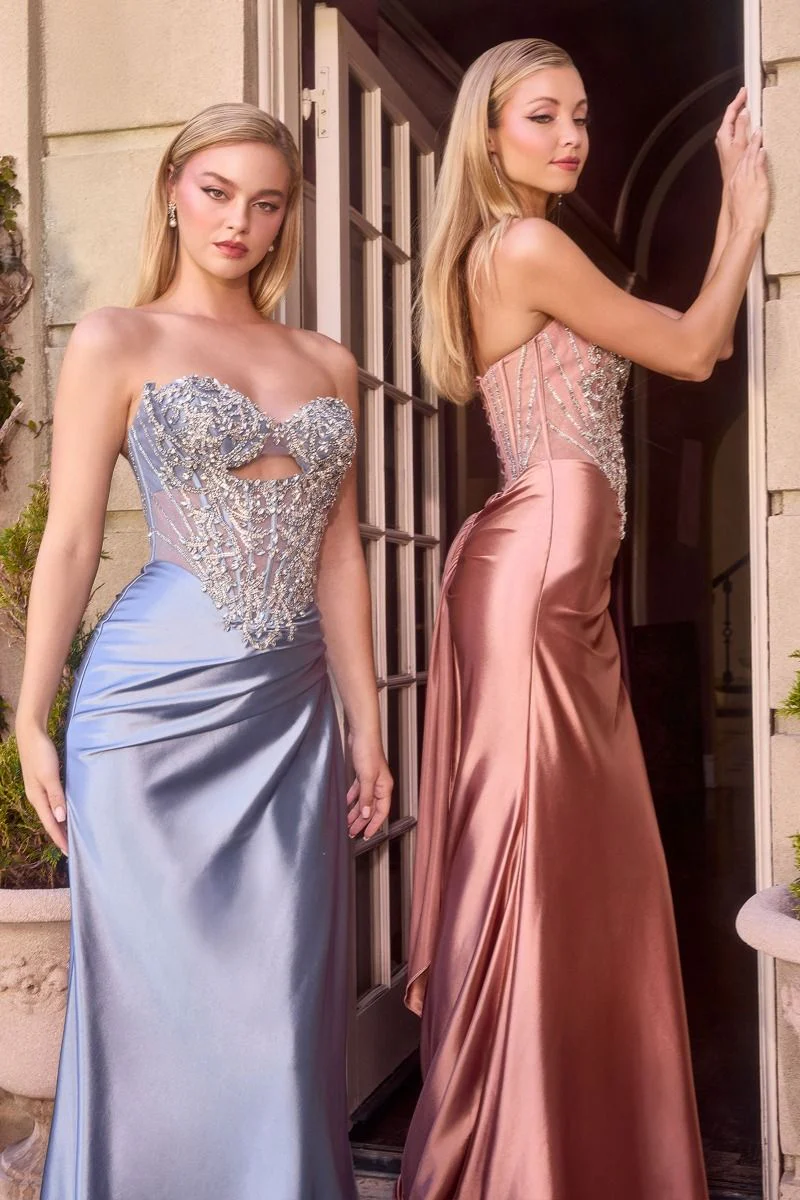 Davis Gown - Crystal Bodice Corset Dress - Image 3