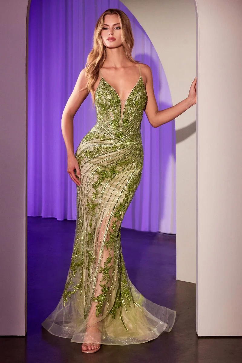 ELIZA GOWN - LACE EMBELLISHED FITTED GOWN - Image 10