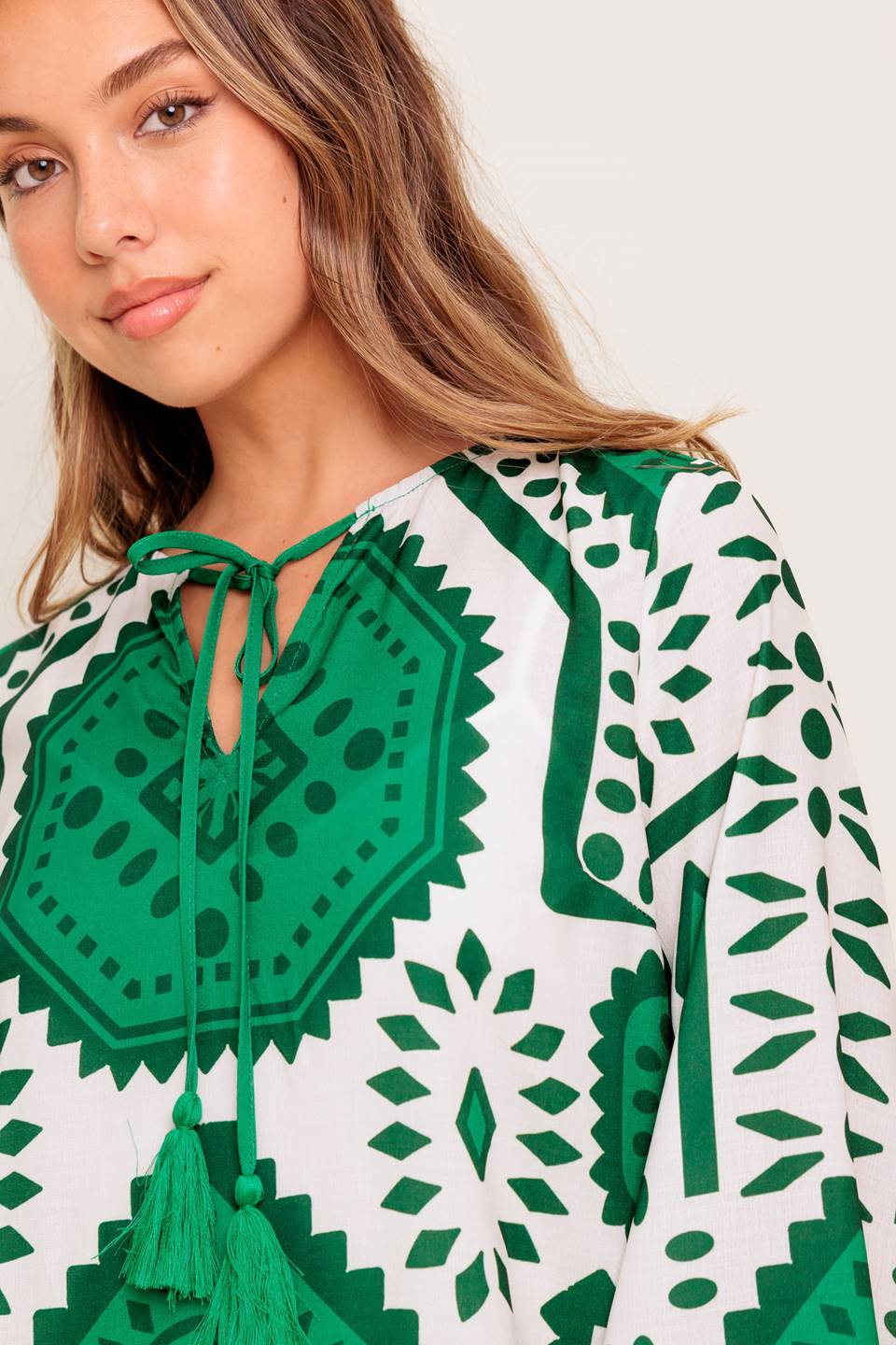 EMERALD TERRA TUNIC MINI DRESS - Image 3