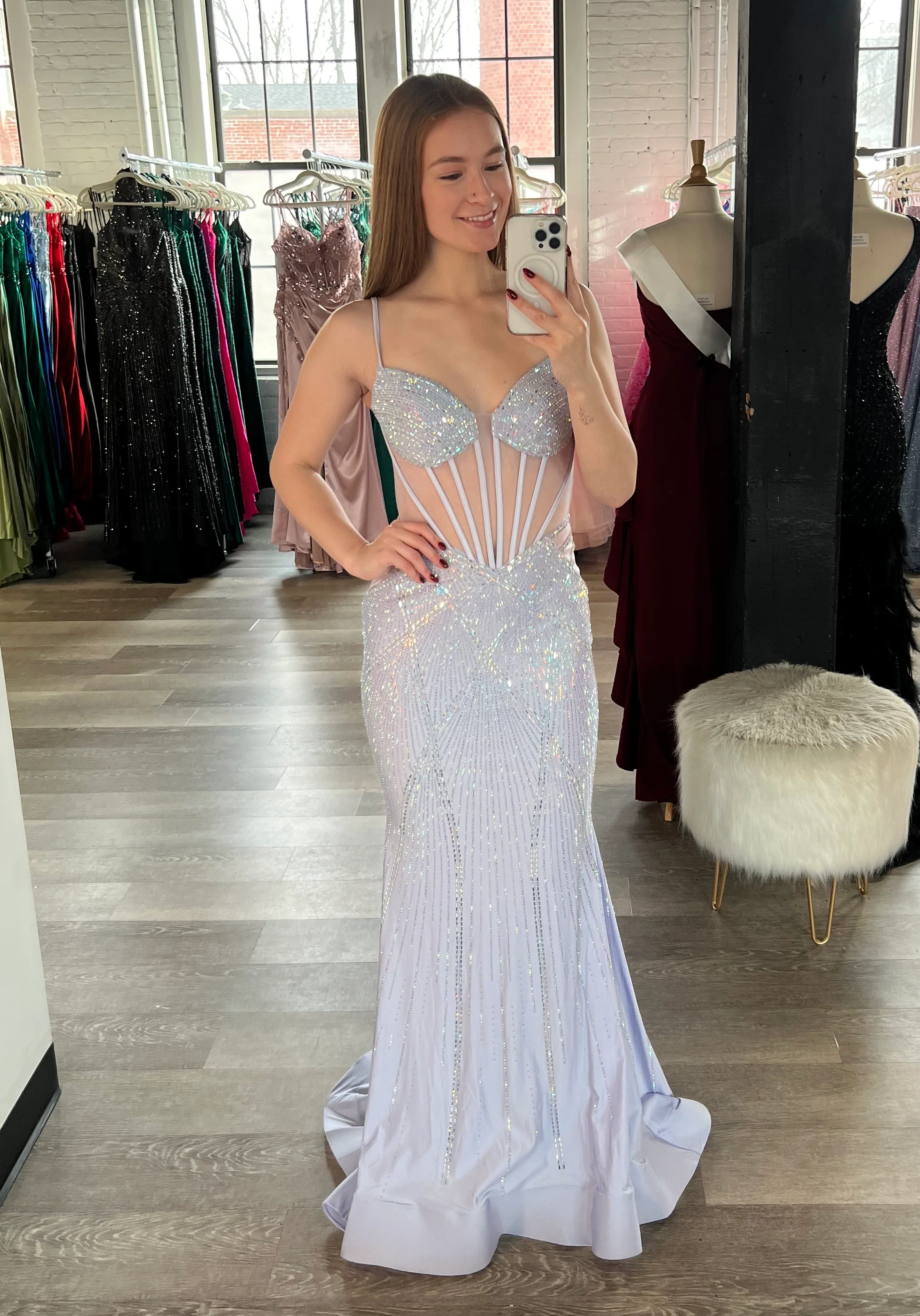EW36001 - Ellie Wilde - Lavender Frost - Image 2