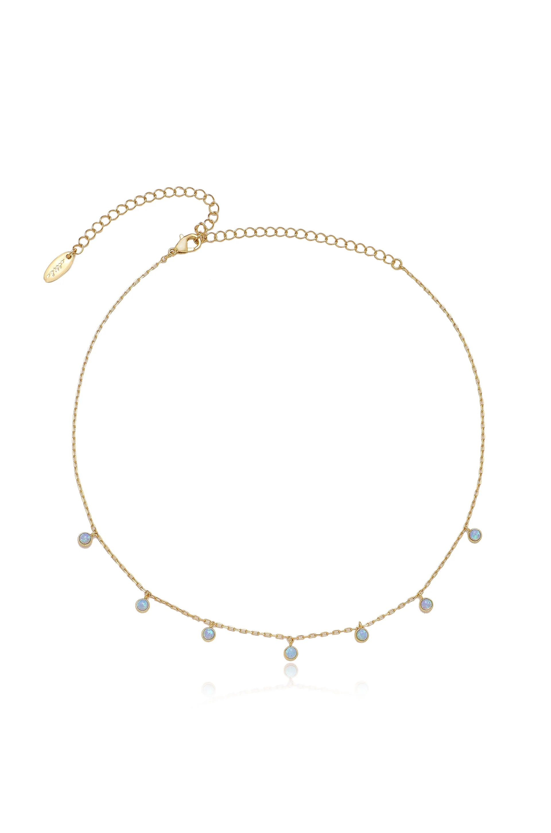Fine Tune Blue Opal Necklace - Image 2