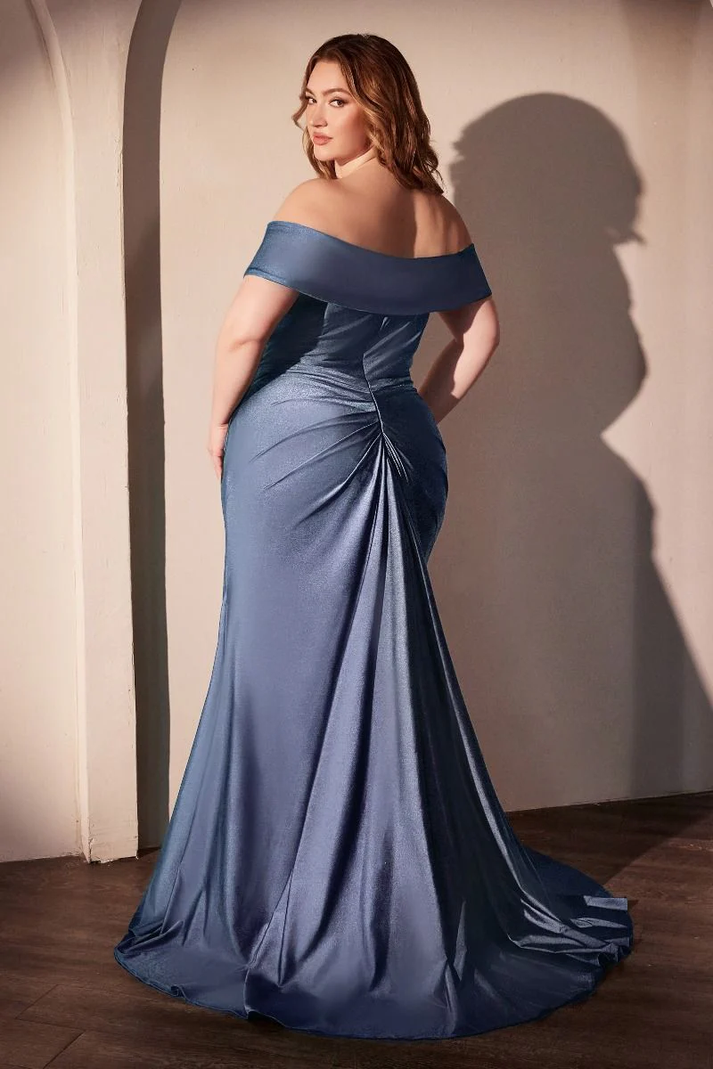 FREYA GOWN - OFF THE SHOULDER STRETCH SPANDEX DRESS - Image 20