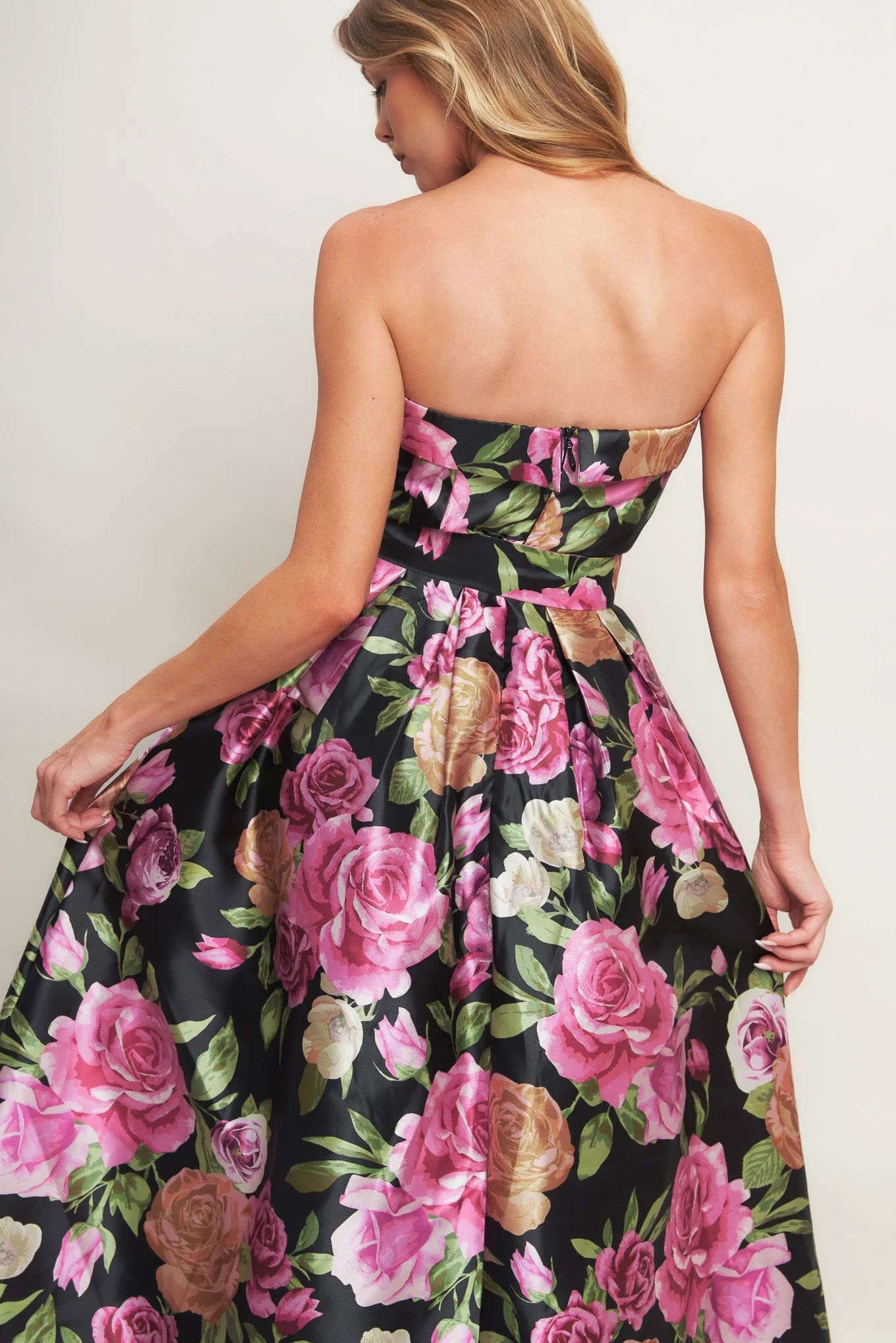 GLAMOUR GARDEN FLORAL MAXI DRESS - Image 3