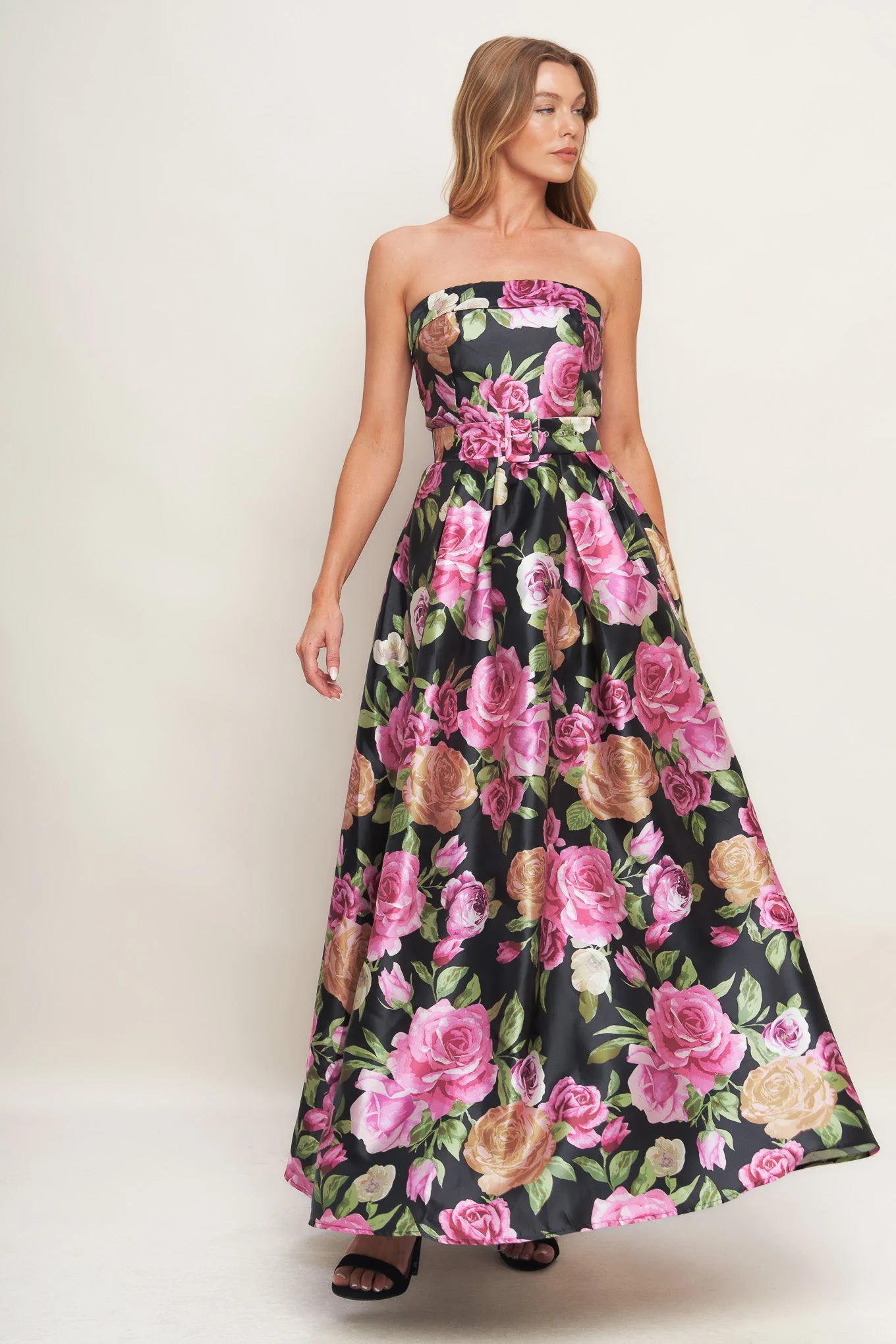 GLAMOUR GARDEN FLORAL MAXI DRESS - Image 5