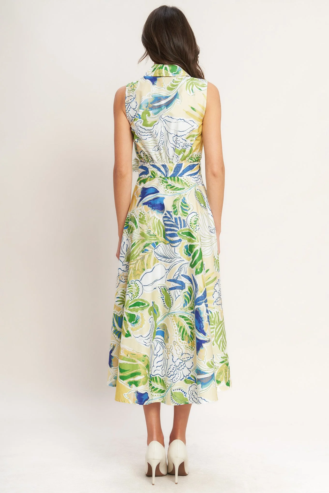 LAGOON FLOW MIDI WRAP DRESS - Image 2