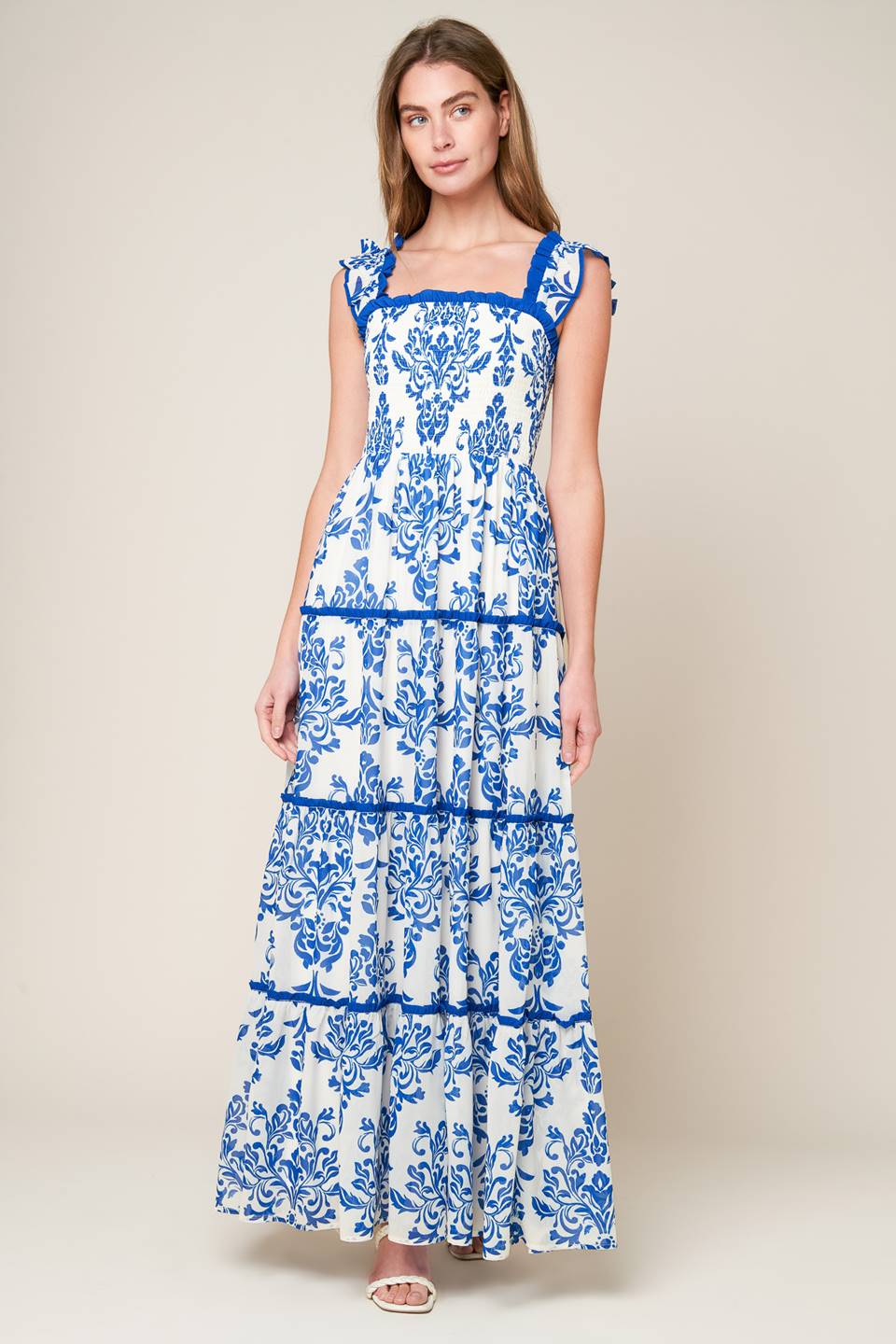 MOST BEAUTIFUL DAY WOVEN MAXI DRESS - Image 6