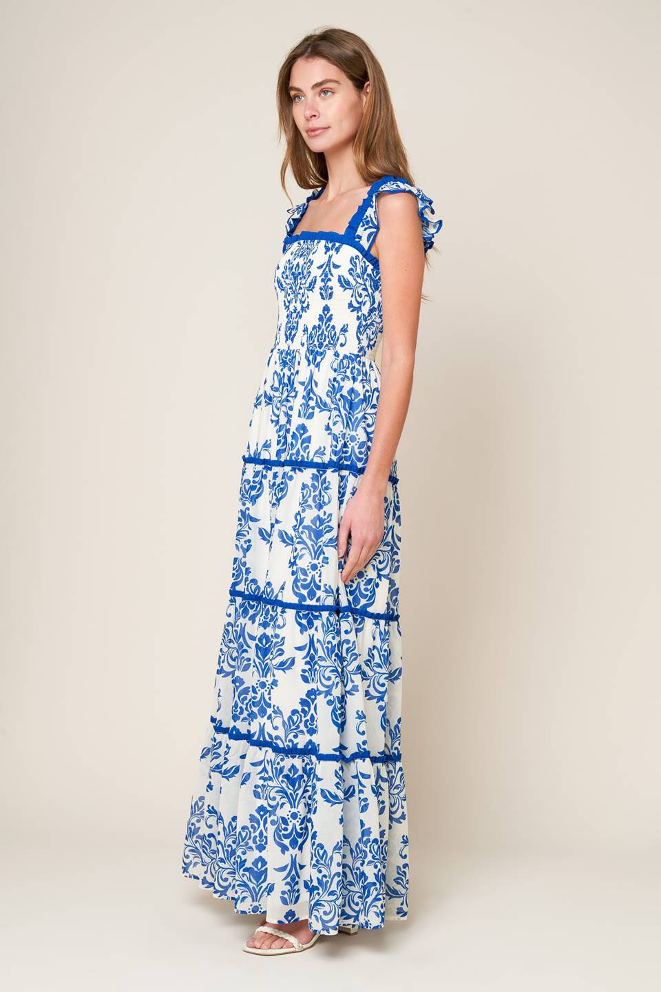MOST BEAUTIFUL DAY WOVEN MAXI DRESS - Image 7