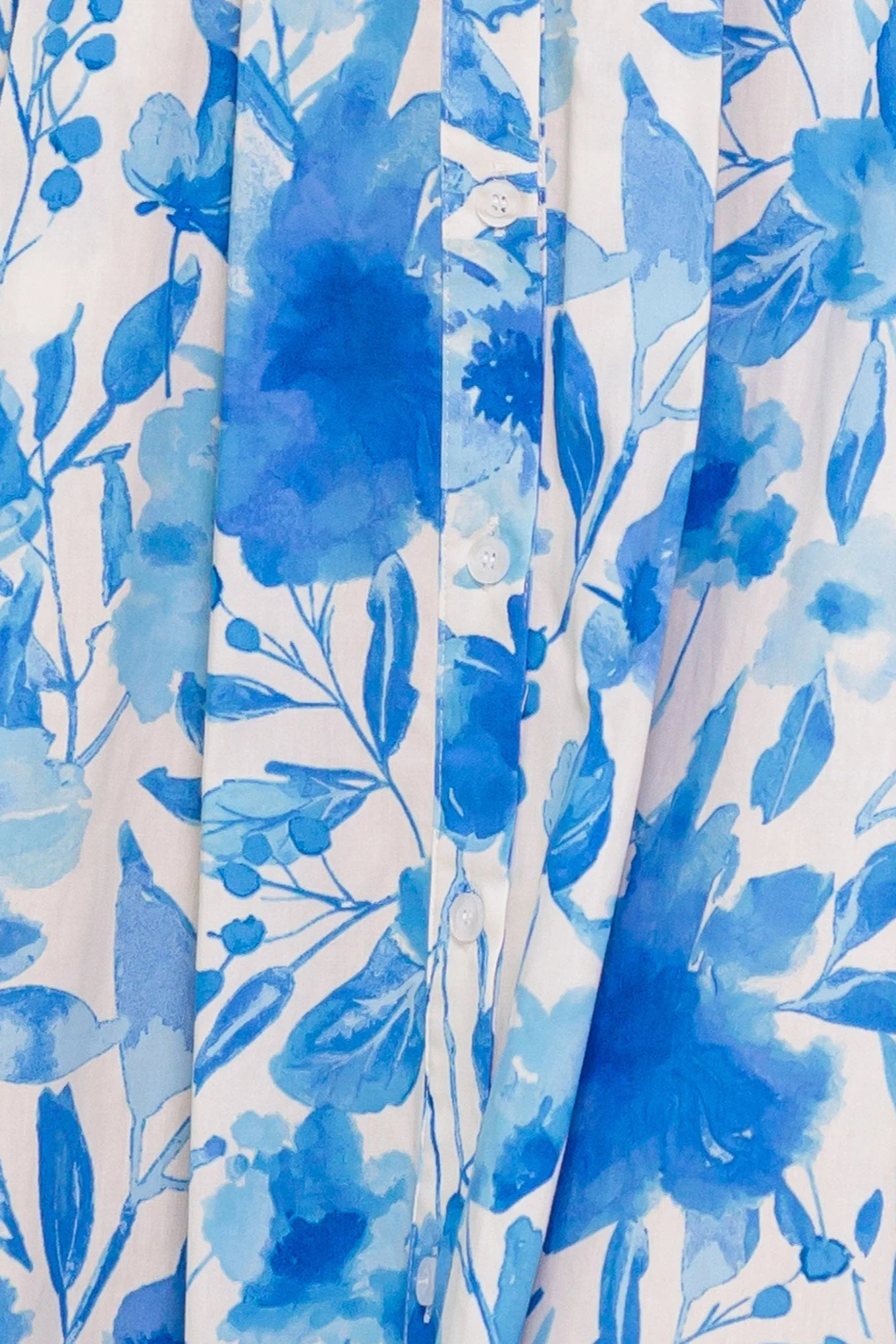 NARRAGANSET BLUE FLORAL MIDI DRESS - Image 7