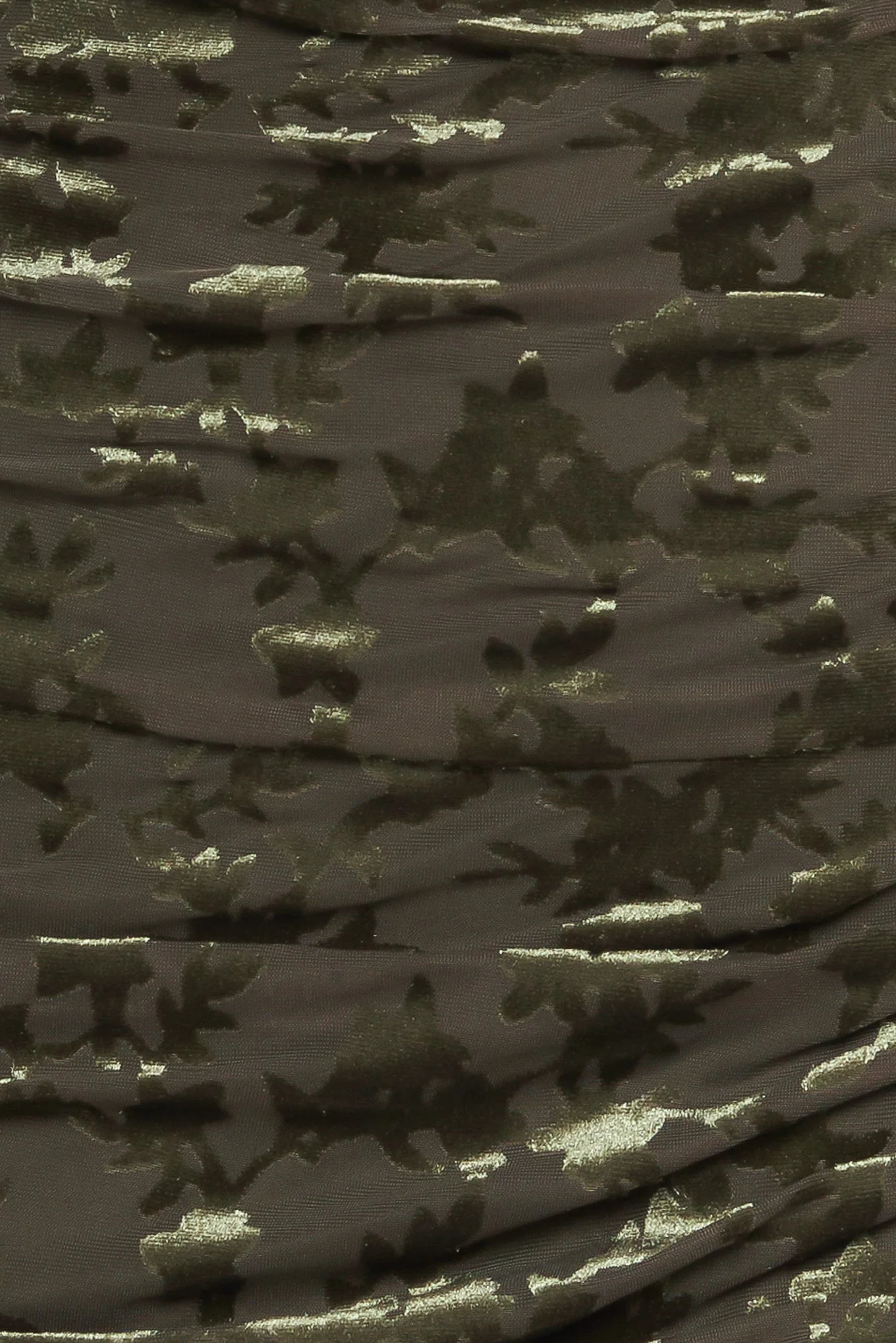 NIGHTSHADE GLAMOUR VELVET MIDI DRESS - MOSS - Image 6