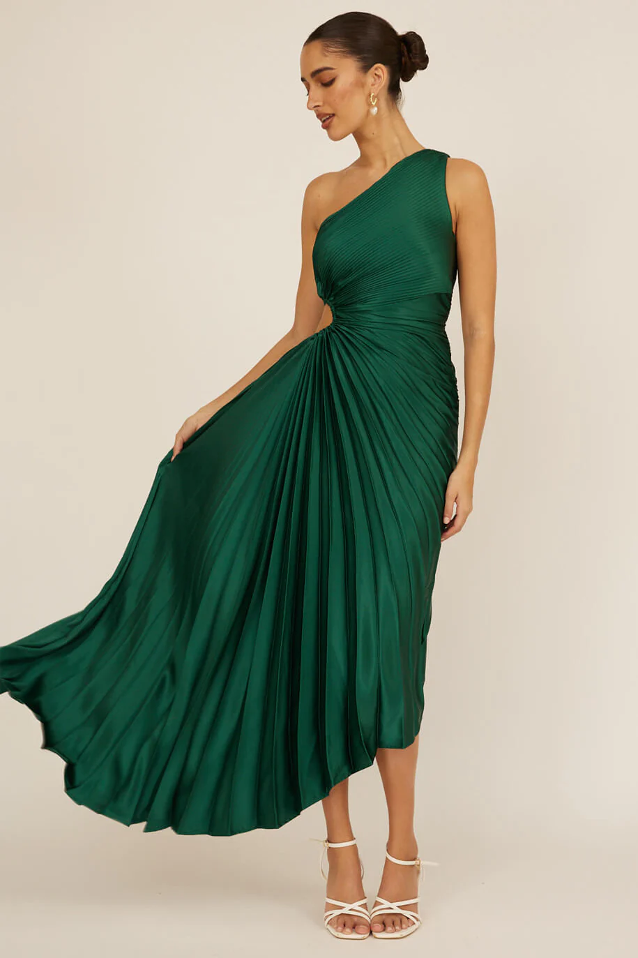 PANAMA MAXI DRESS - KELLY GREEN