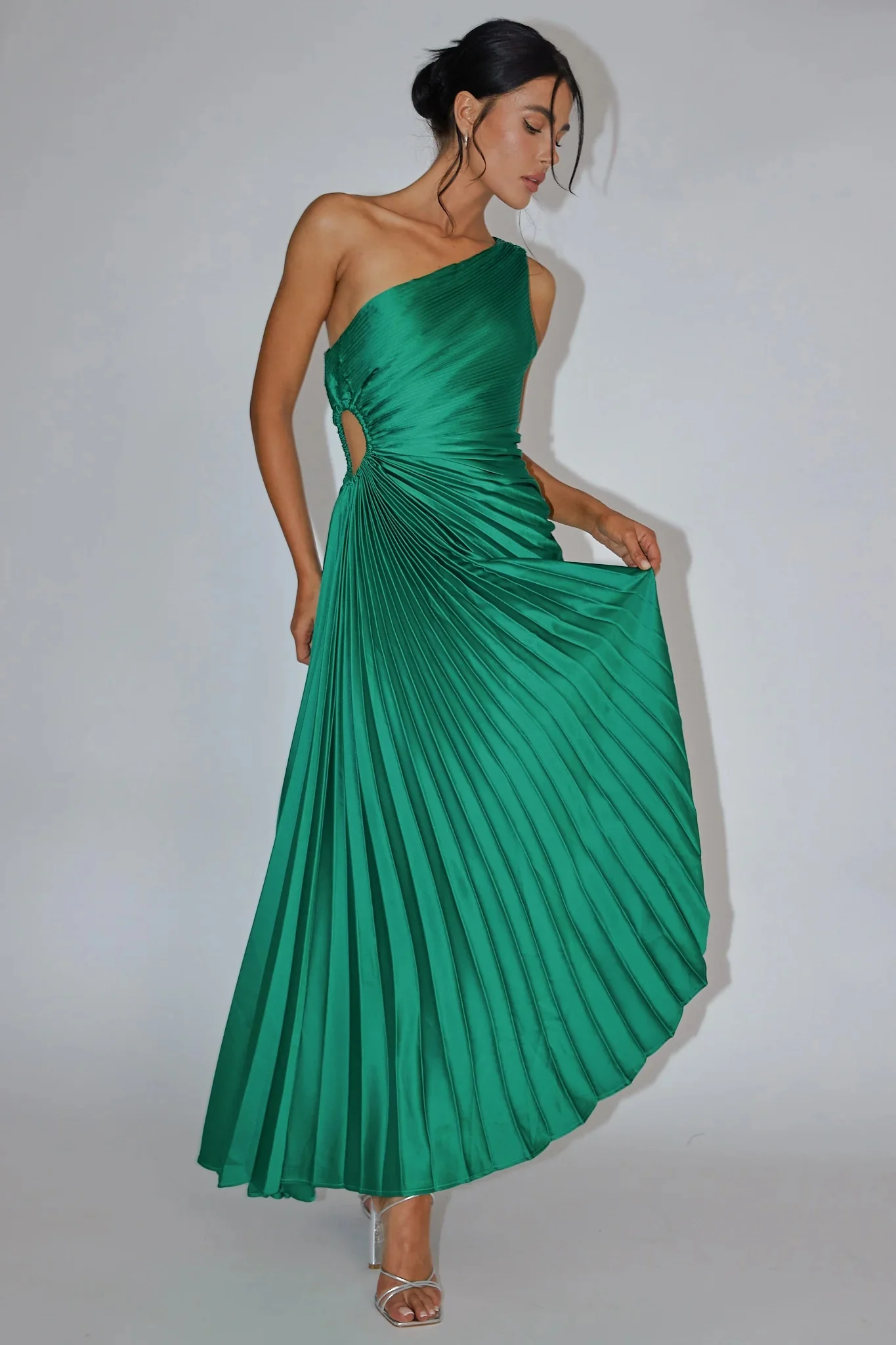 PANAMA MAXI DRESS - KELLY GREEN - Image 4
