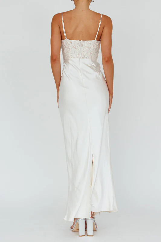 Size XS, Penelope Maxi Dress - Ivory - FINAL SALE - Image 6