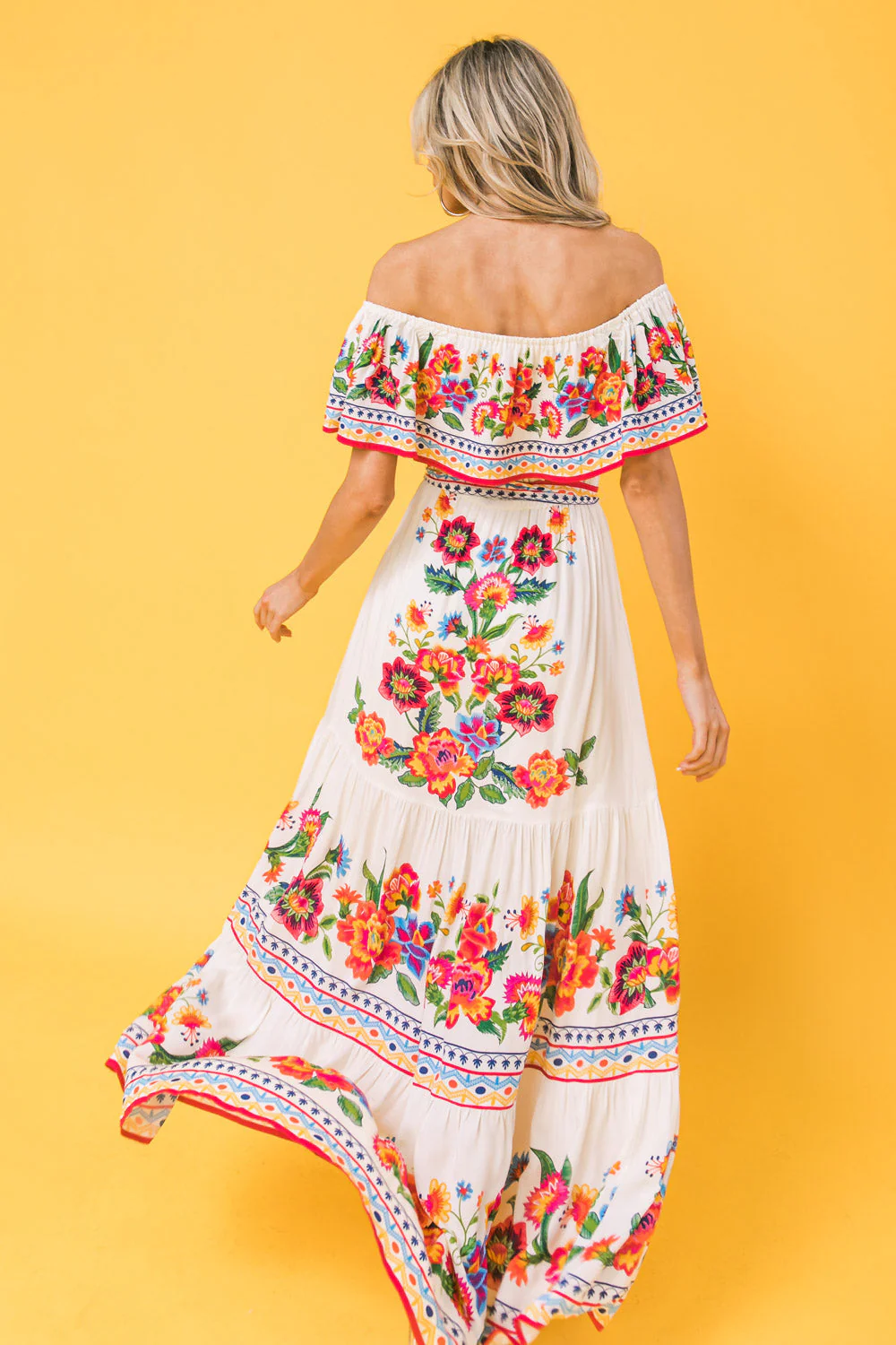 POETIC LOVE PRINT MAXI DRESS - Image 5
