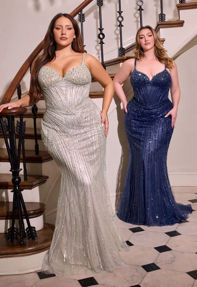 RENATA GOWN - STRAPLESS BEADED FITTED GOWN - Image 19