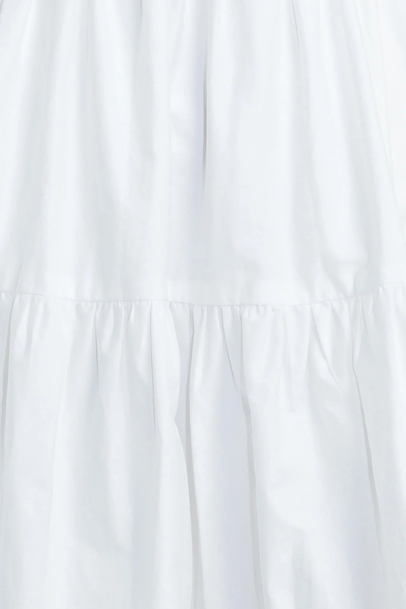 ROMA RUFFLED MIDI DRESS - WHITE - Image 9