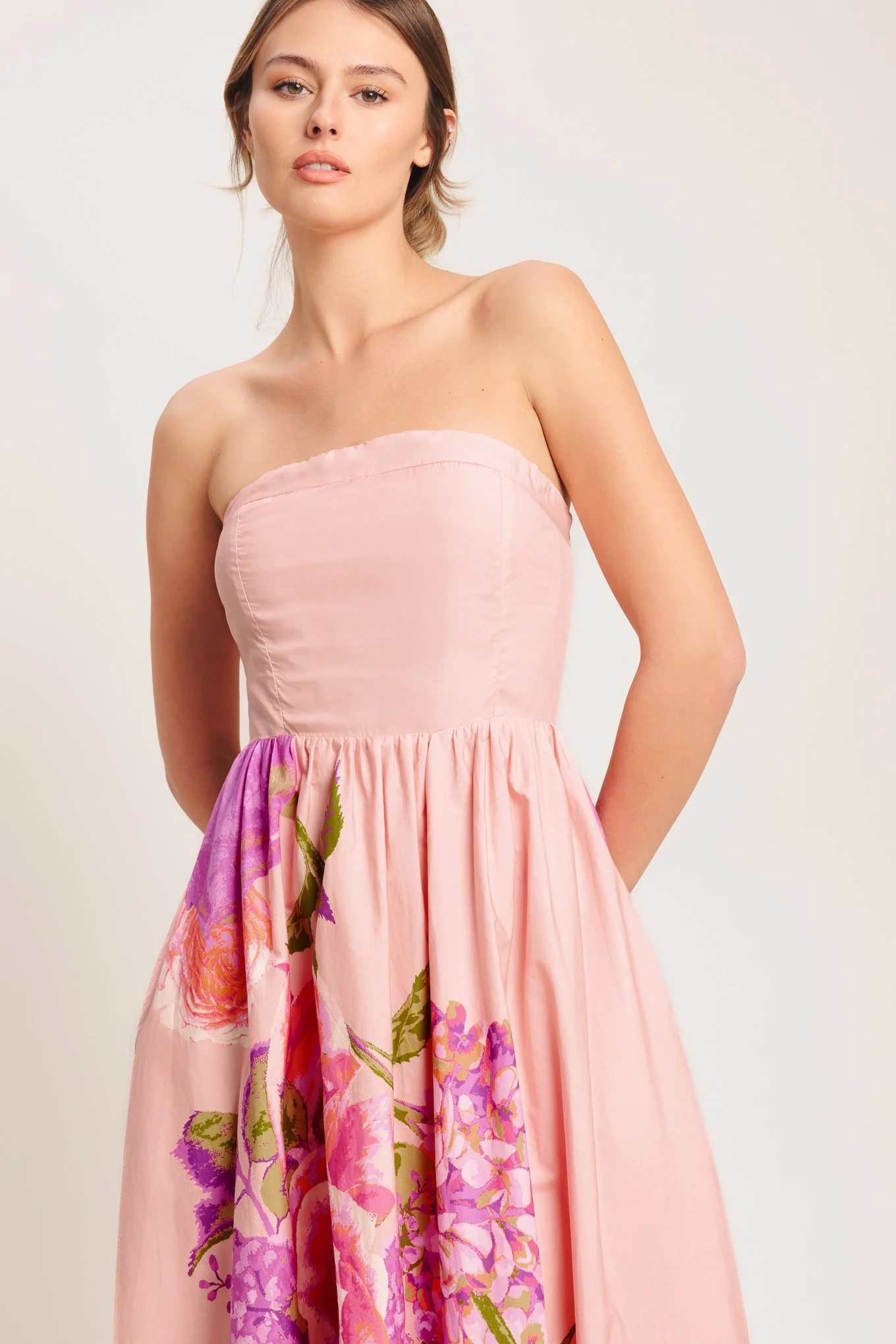 ROSE SERENADE LIGHT PINK MAXI DRESS - Image 4
