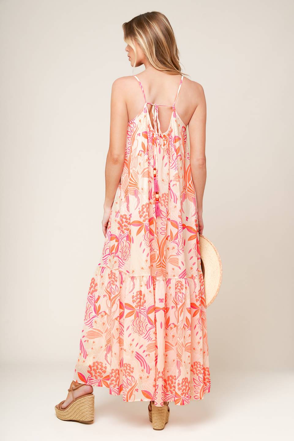 SECRET GARDEN MAXI DRESS - PINK - FINAL SALE - Image 2