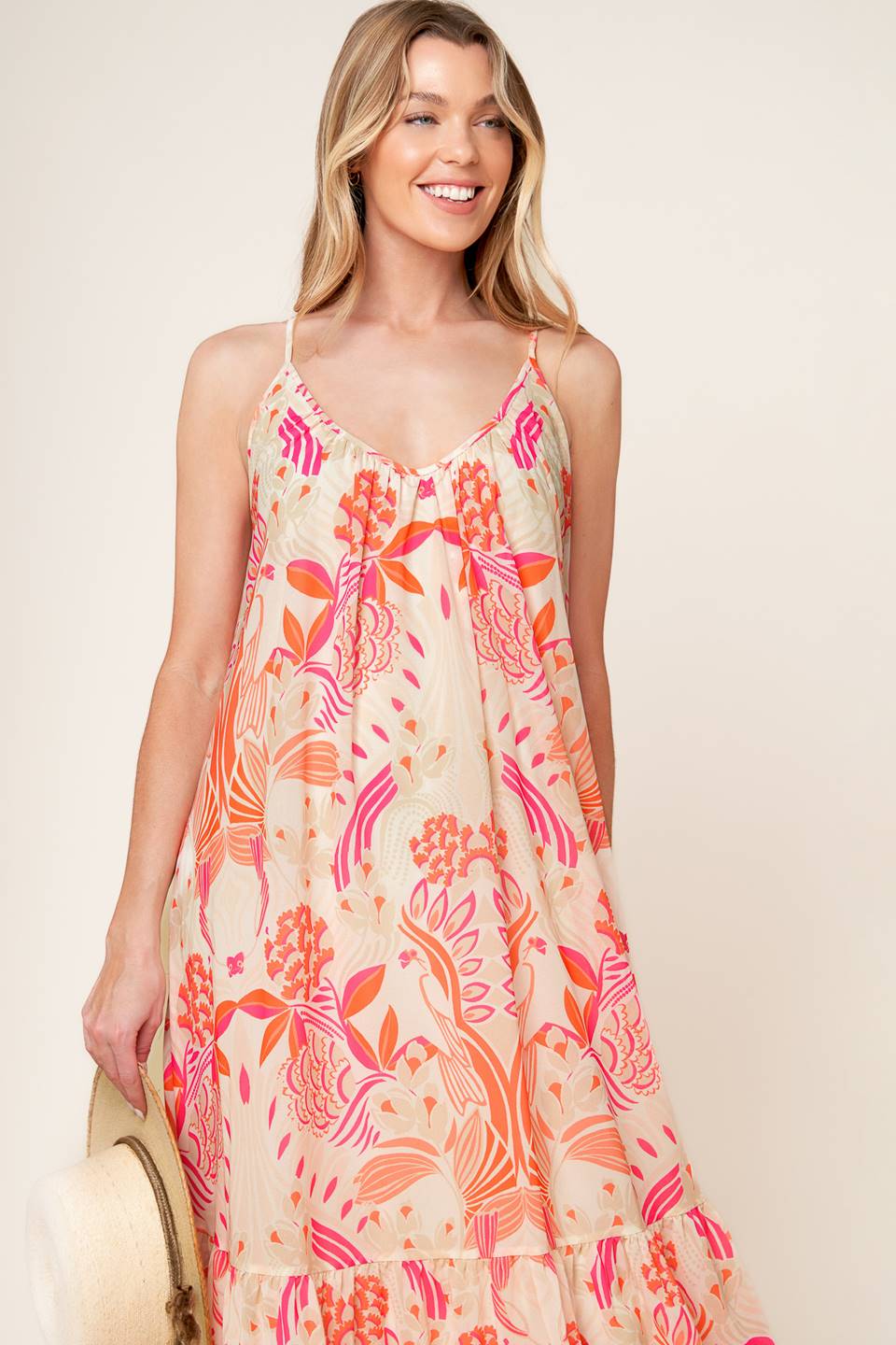 SECRET GARDEN MAXI DRESS - PINK - FINAL SALE - Image 5