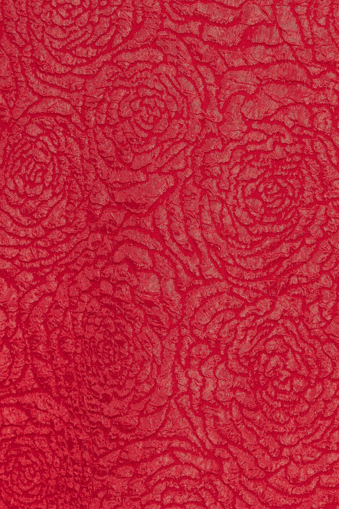 SPARKLE & SWIRL RED MINI DRESS - Image 7