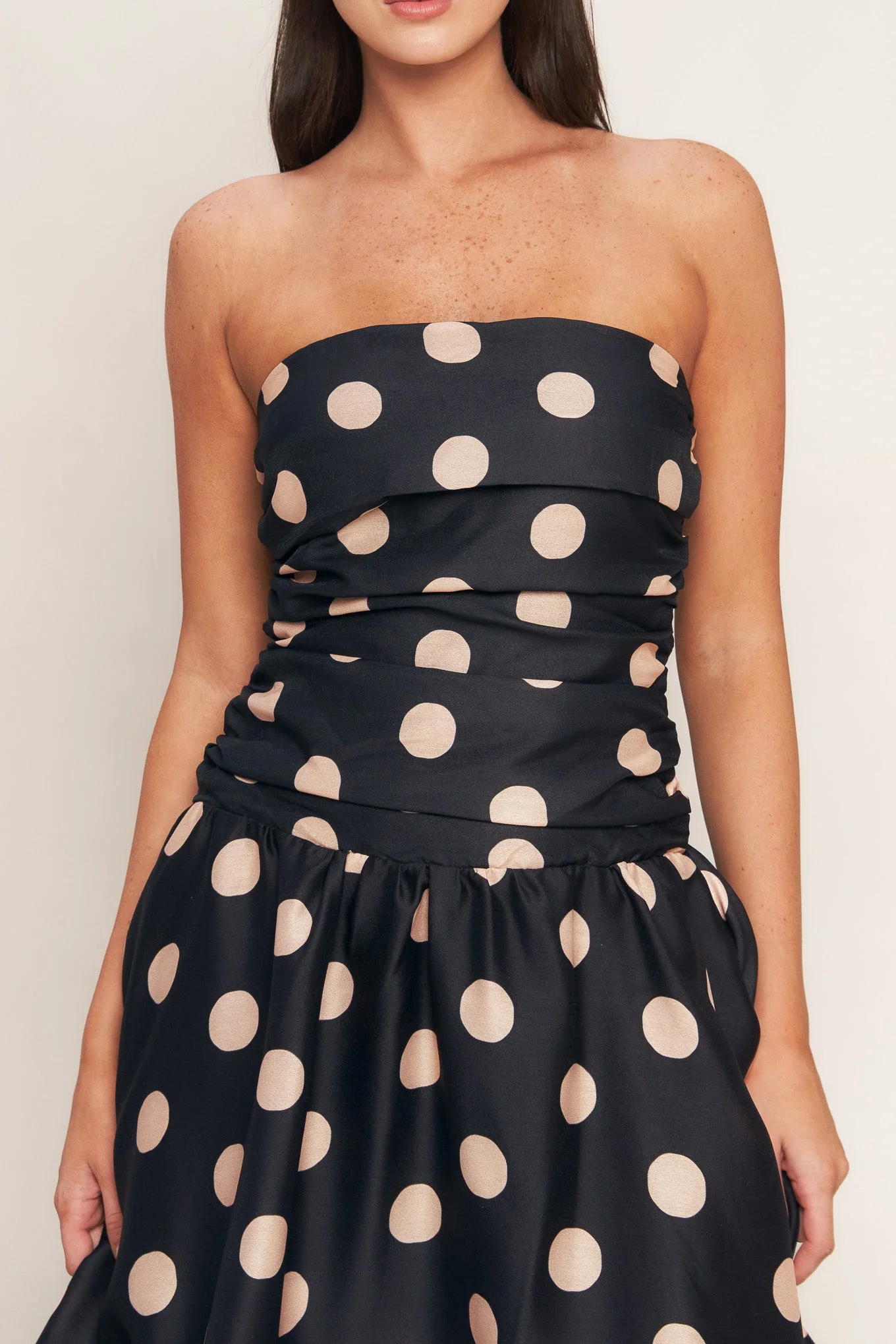 SPOTLIGHT HOUR POLKA DOT MIDI DRESS - Image 6