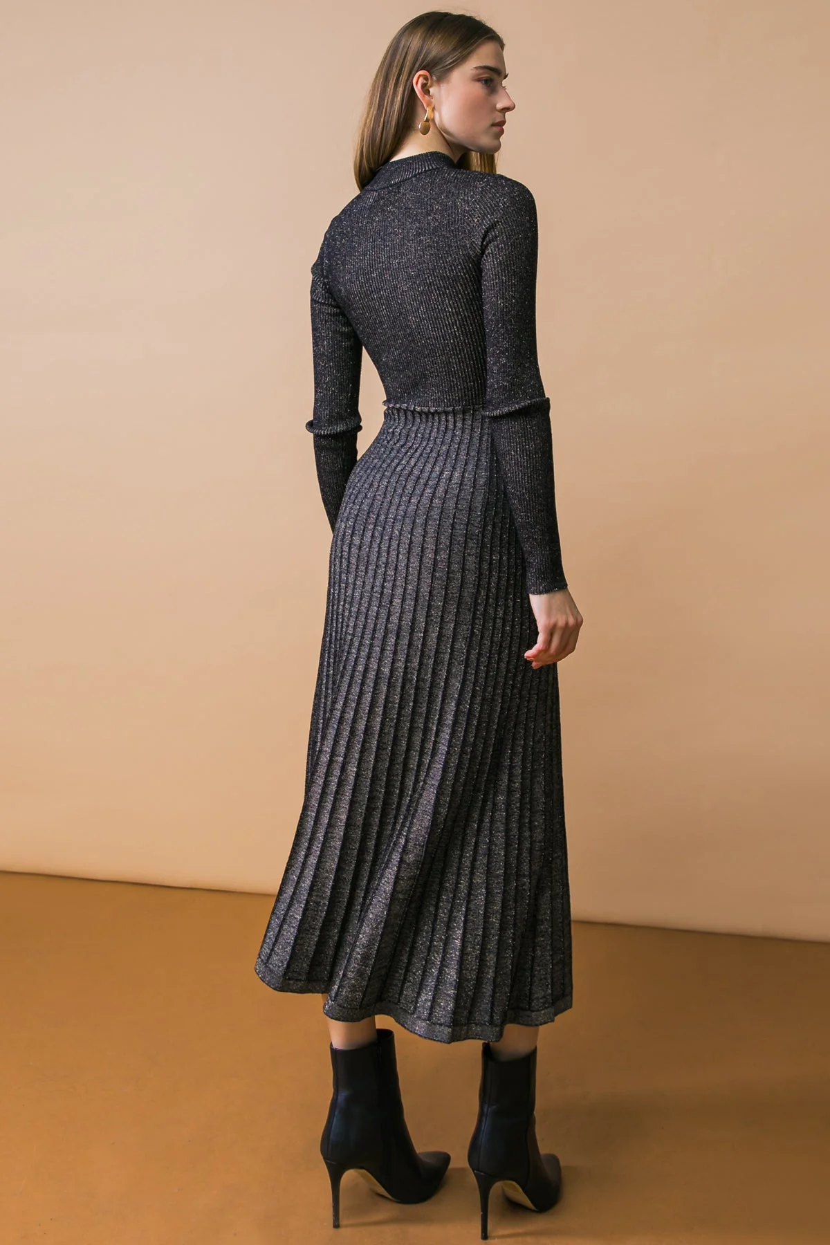 STAY COZE SWEATER MIDI DRESS - Image 2