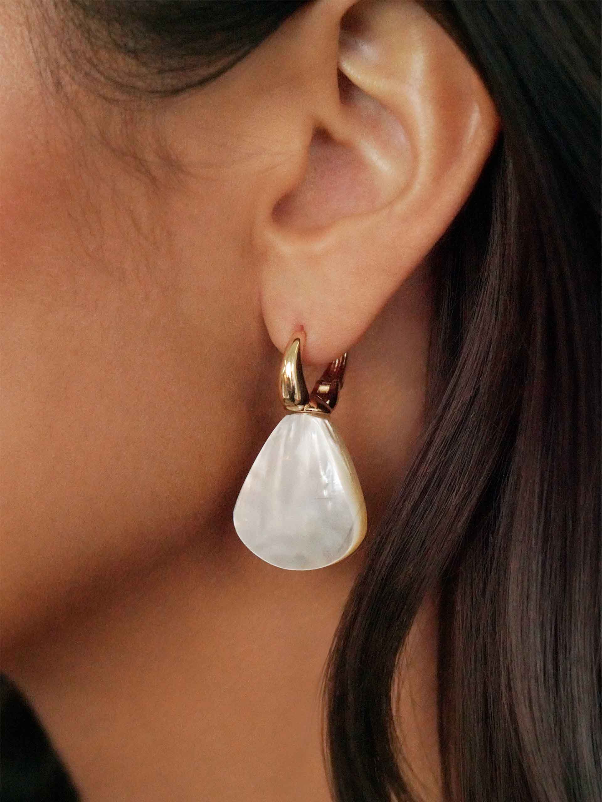 Sun-Kissed Pearl Earrings