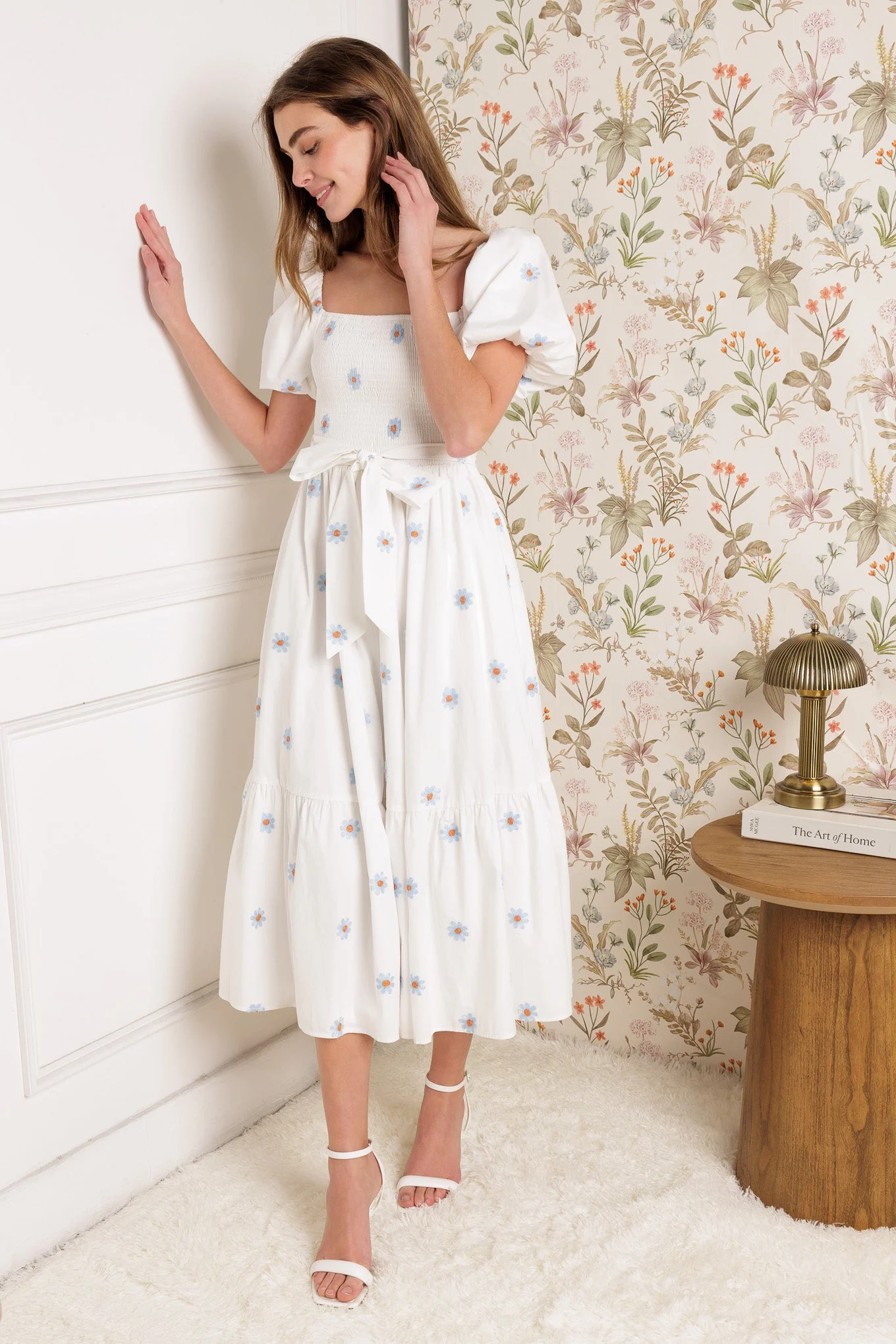 SUNNYSIDE LANE - EMBROIDERED MIDI DRESS - Image 7