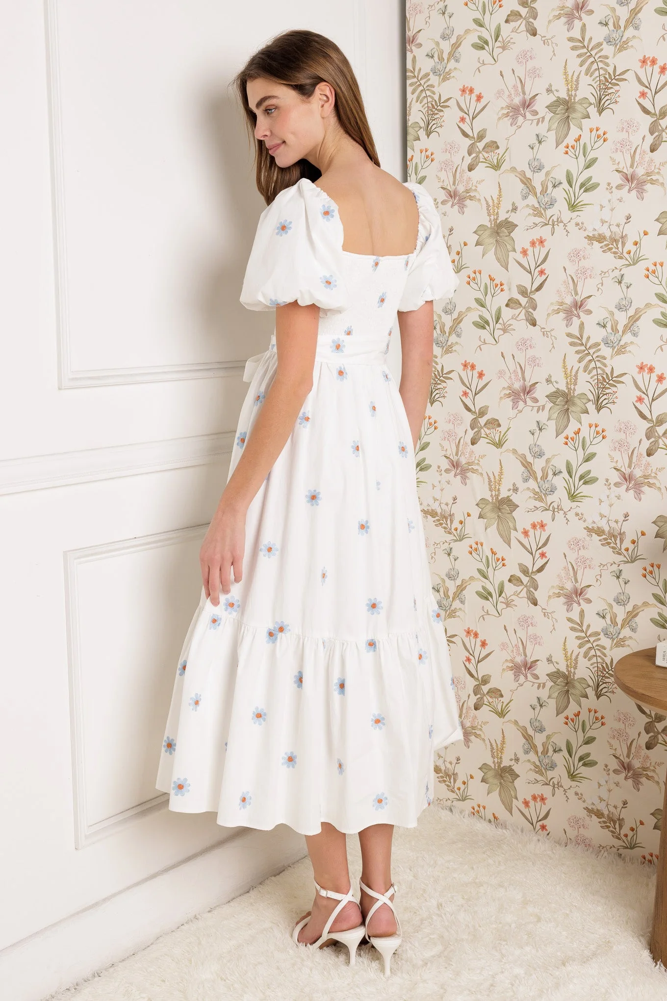 SUNNYSIDE LANE - EMBROIDERED MIDI DRESS - Image 8