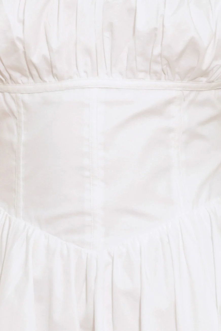 SWEETHEART SERENADE WHITE MIDI DRESS - Image 9