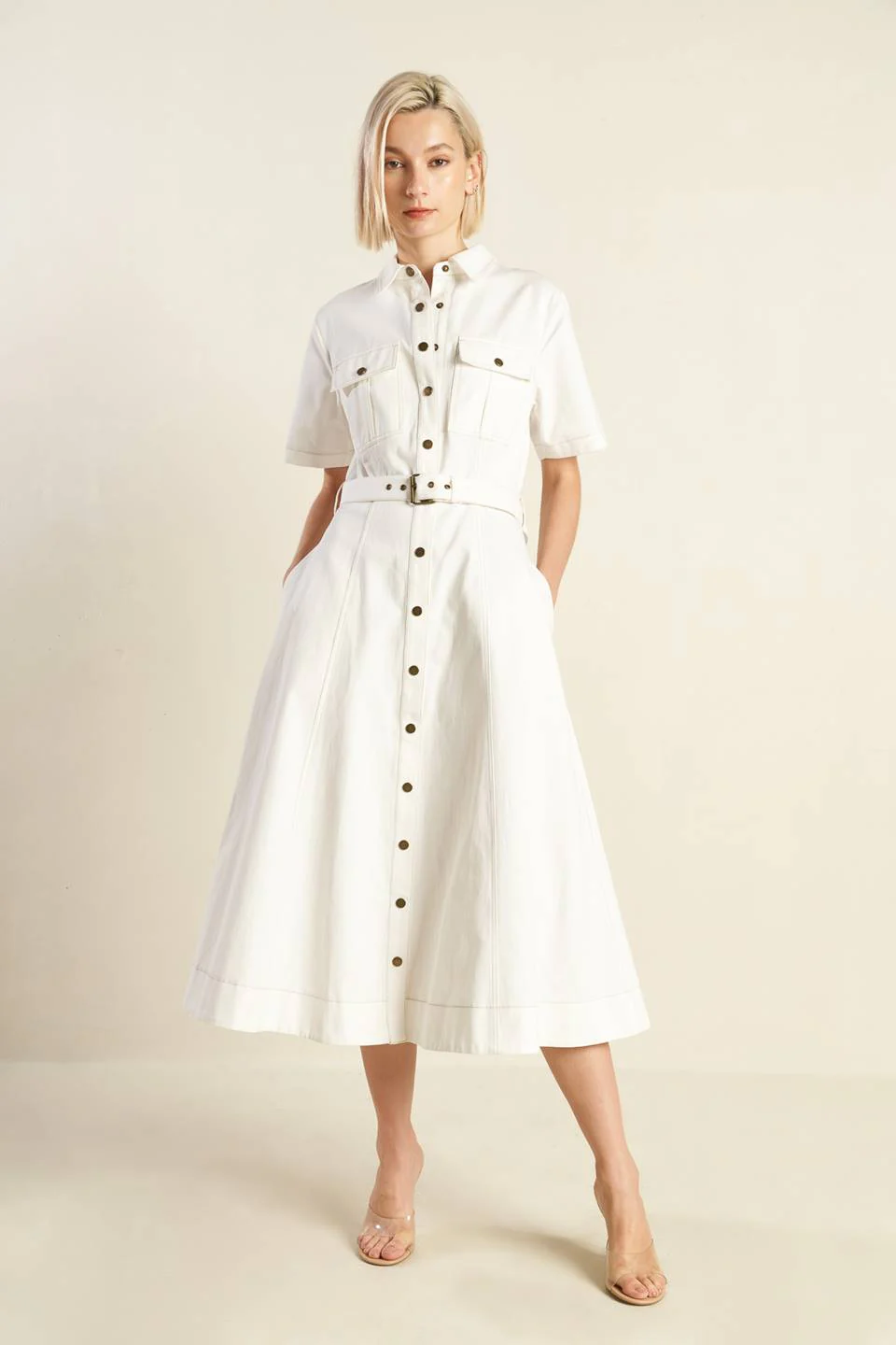 THE ESSENTIAL SHIRT DRESS - FINAL SALE - Image 2