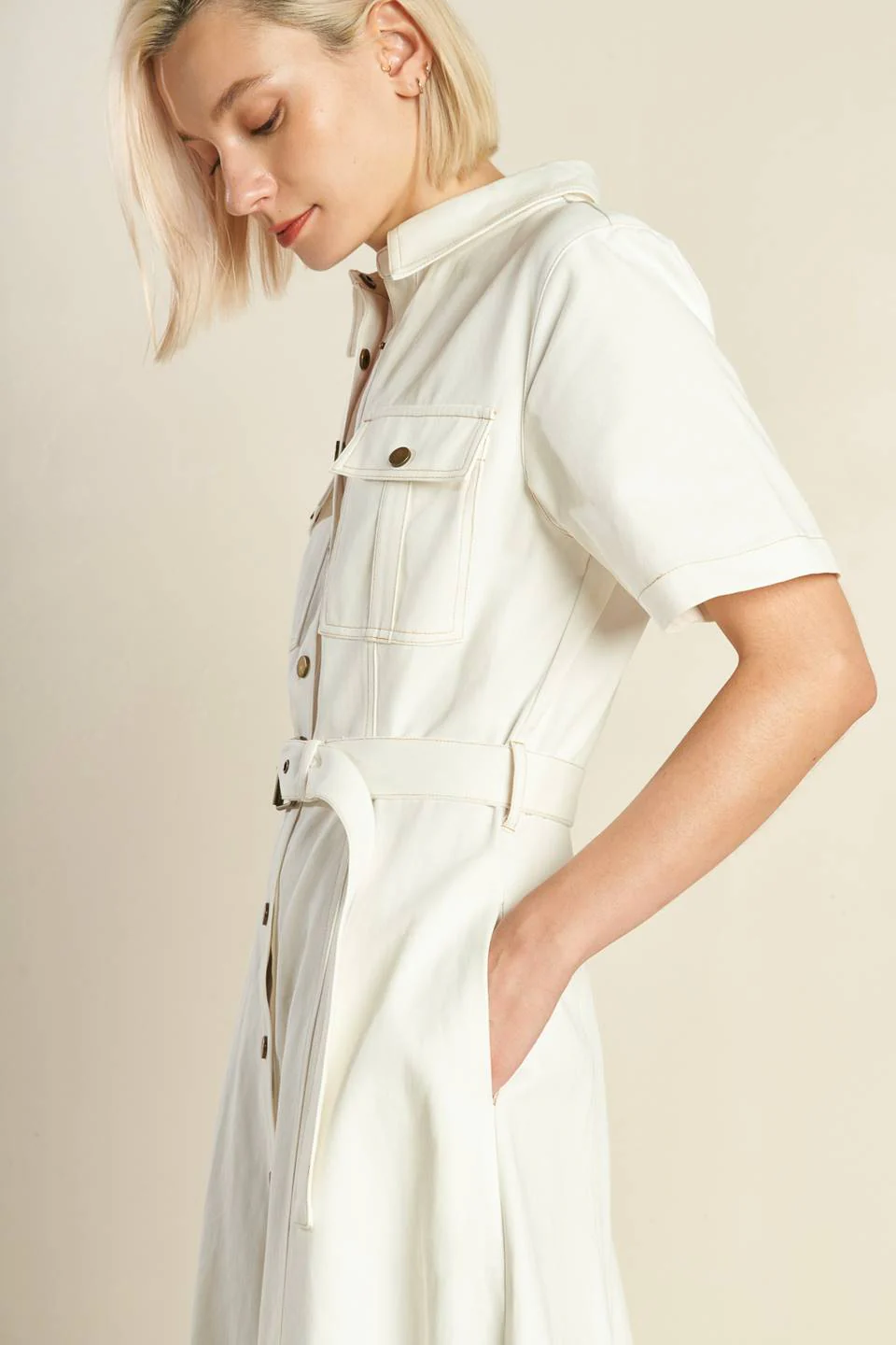 THE ESSENTIAL SHIRT DRESS - FINAL SALE - Image 4