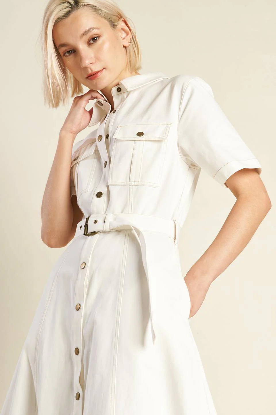 THE ESSENTIAL SHIRT DRESS - FINAL SALE - Image 5