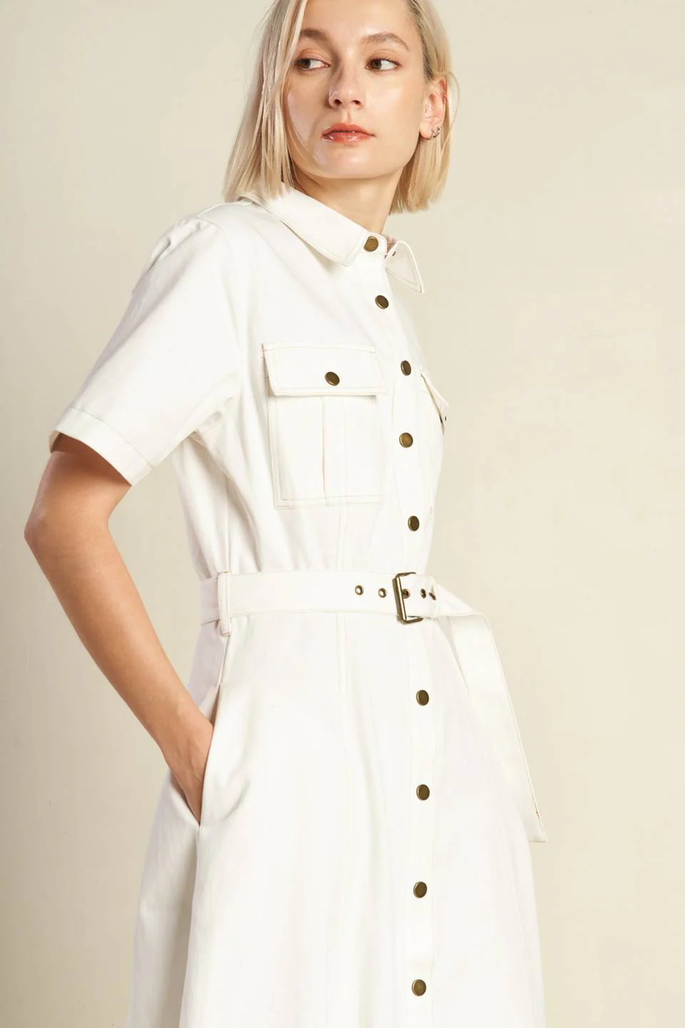 THE ESSENTIAL SHIRT DRESS - FINAL SALE - Image 6