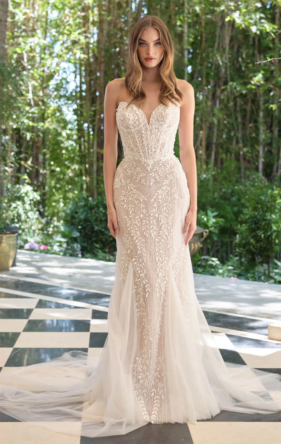 WL060 - MERMAID BRIDAL GOWN - Andrea & Leo - Image 3