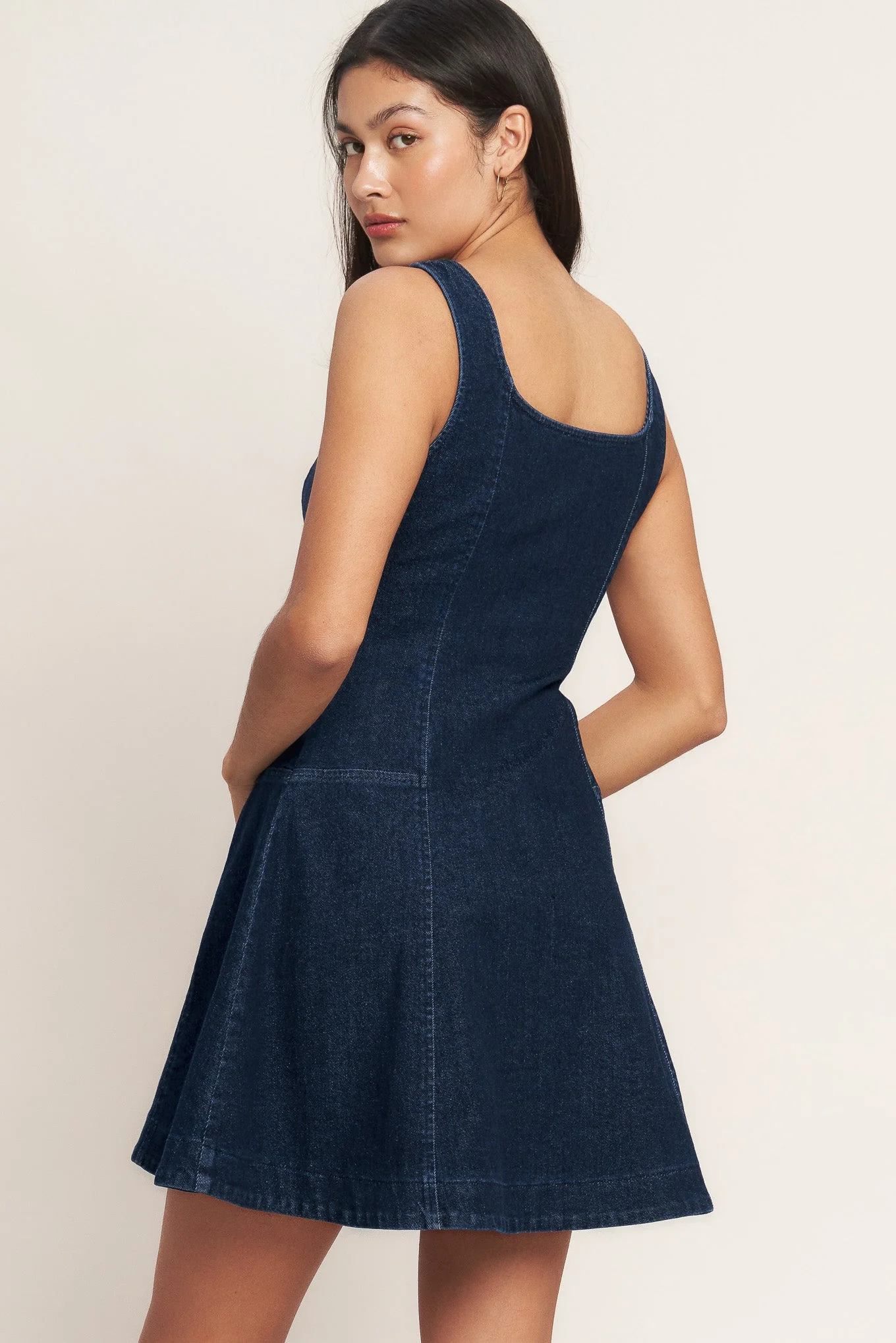 YOUR NEXT FAVORITE DENIM MINI DRESS - Image 3