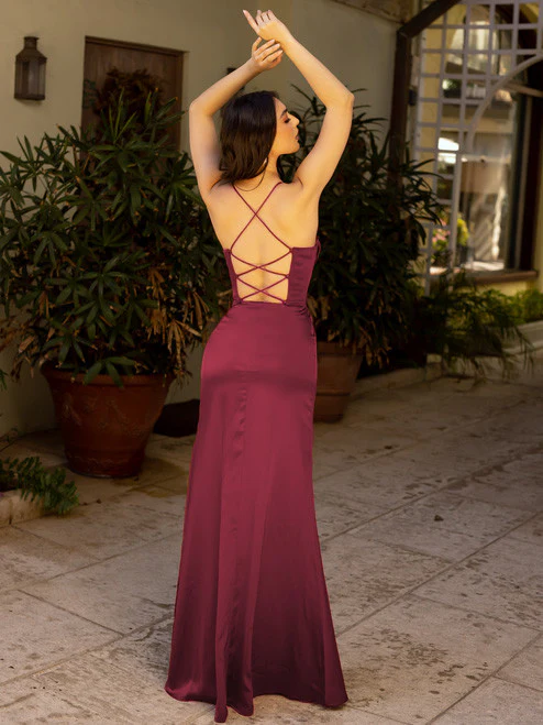 Yvette Corset Gown - Burgundy - FINAL SALE - Image 4